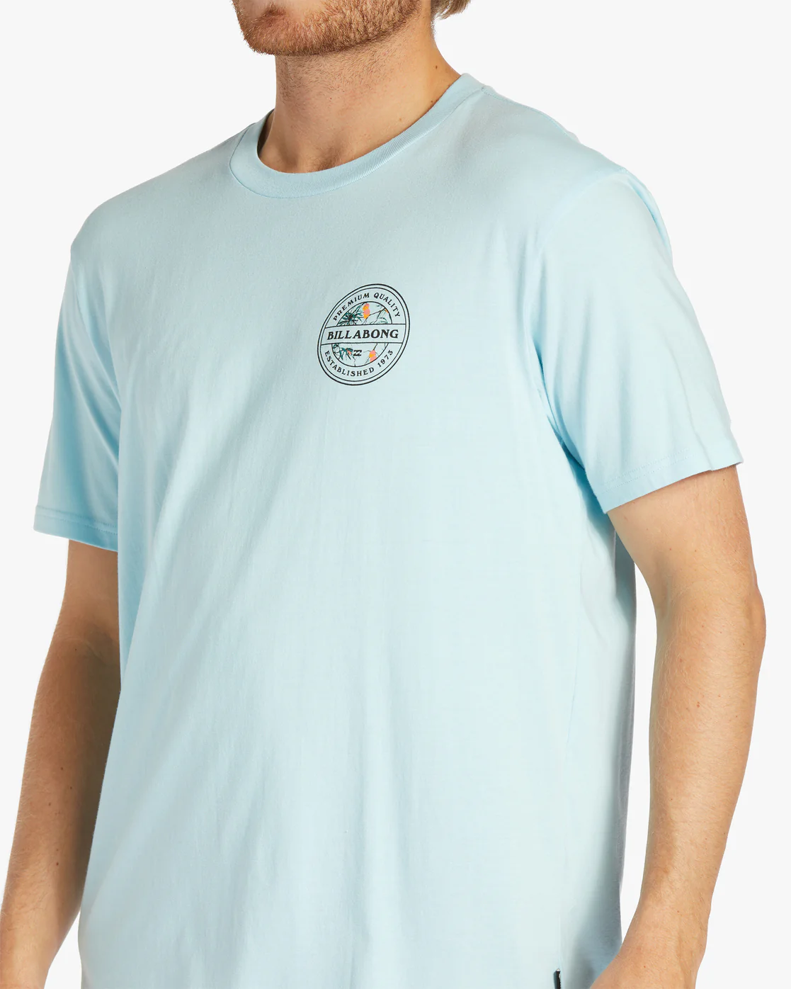 Billabong Rotor Short Sleeve T-Shirt - Coastal Blue -Biliabong Outlet