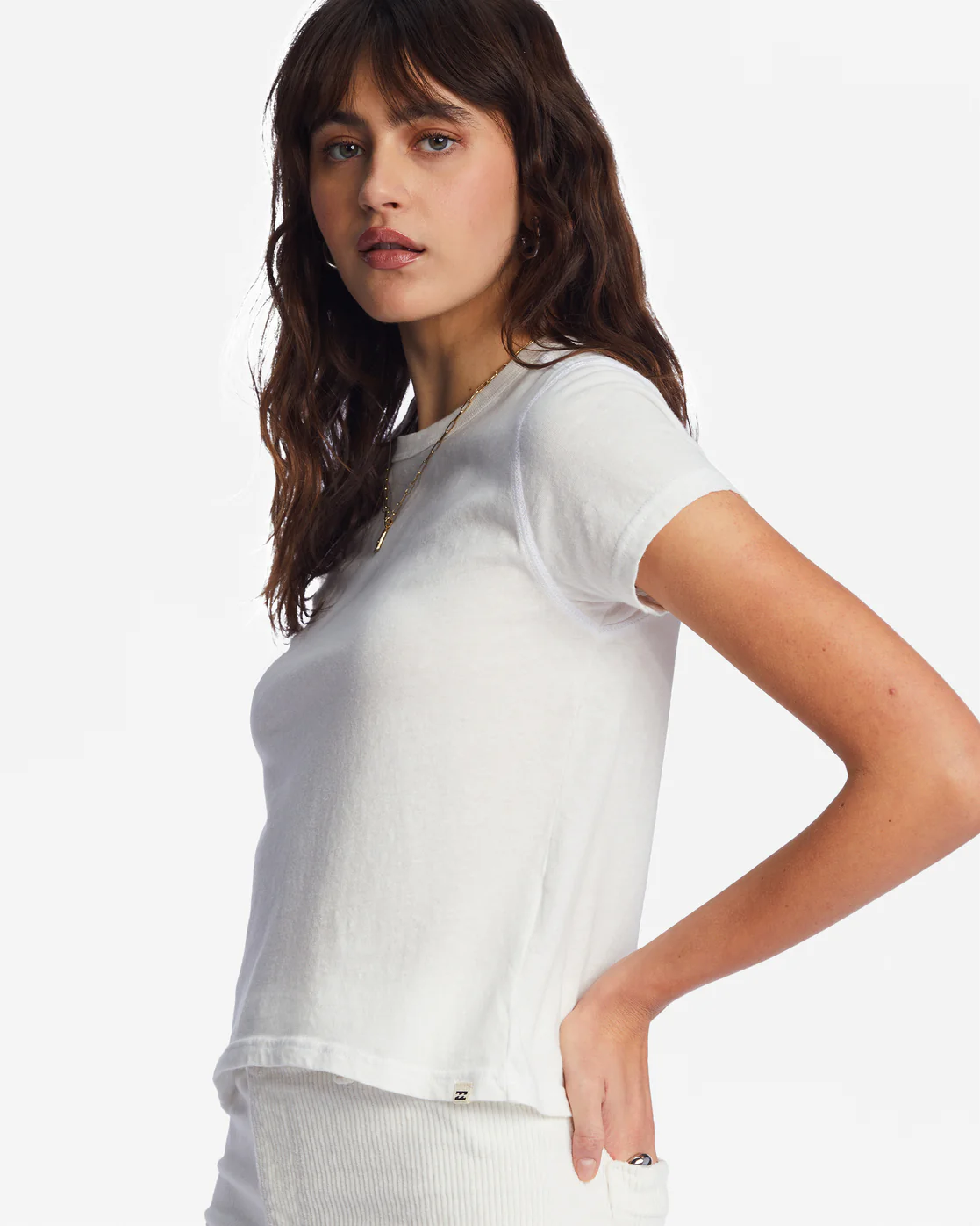 Billabong Better Then Basic Short Sleeve T-Shirt - Salt Crystal -Biliabong Outlet