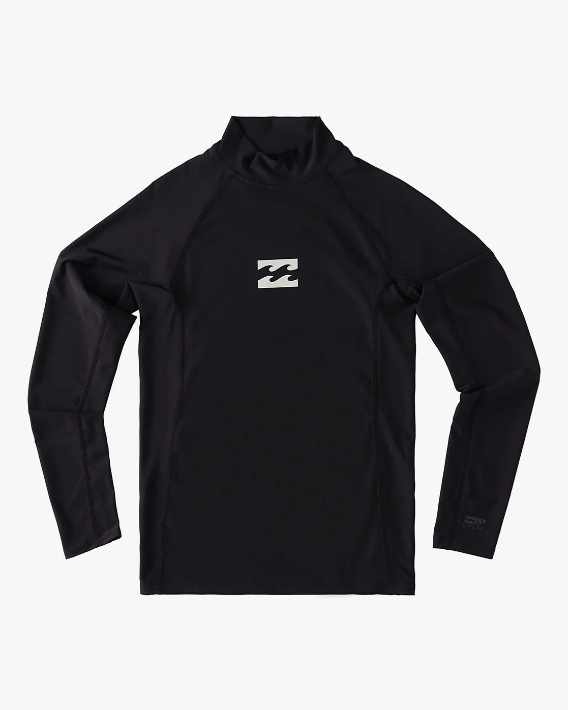 Billabong Boys All Day Wave Performance Fit Long Sleeve Rashguard - Black -Biliabong Outlet