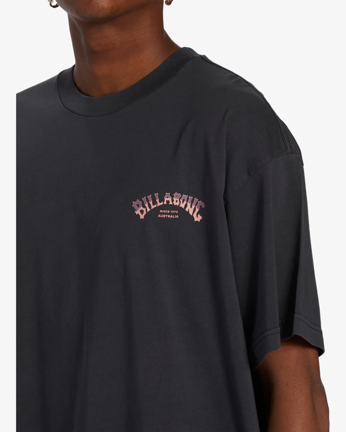 Billabong Collision OG Short Sleeve Wave Washed T-Shirt - Washed Black -Biliabong Outlet