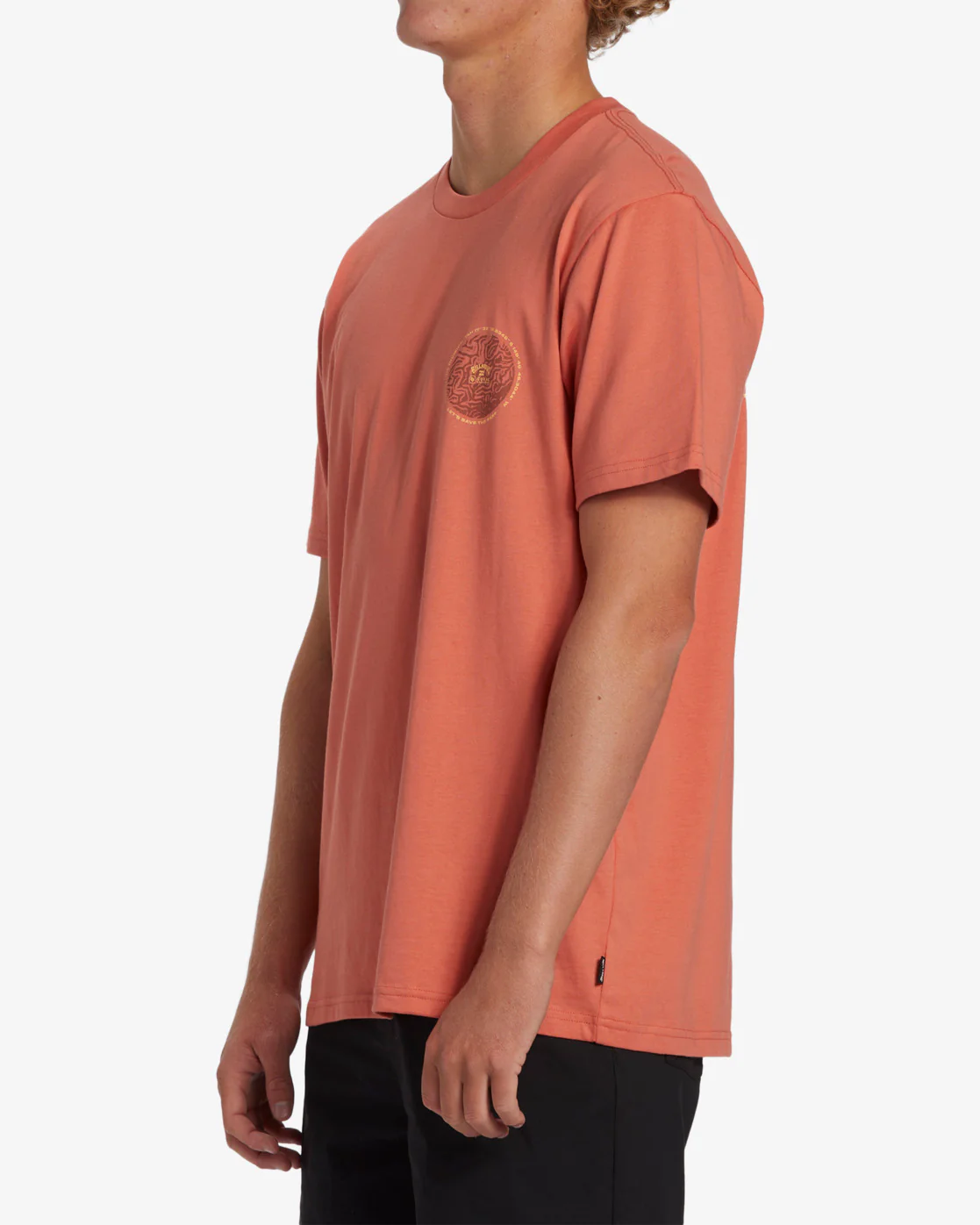 Billabong Coral Gardeners Brain Short Sleeve T-Shirt - Coral -Biliabong Outlet