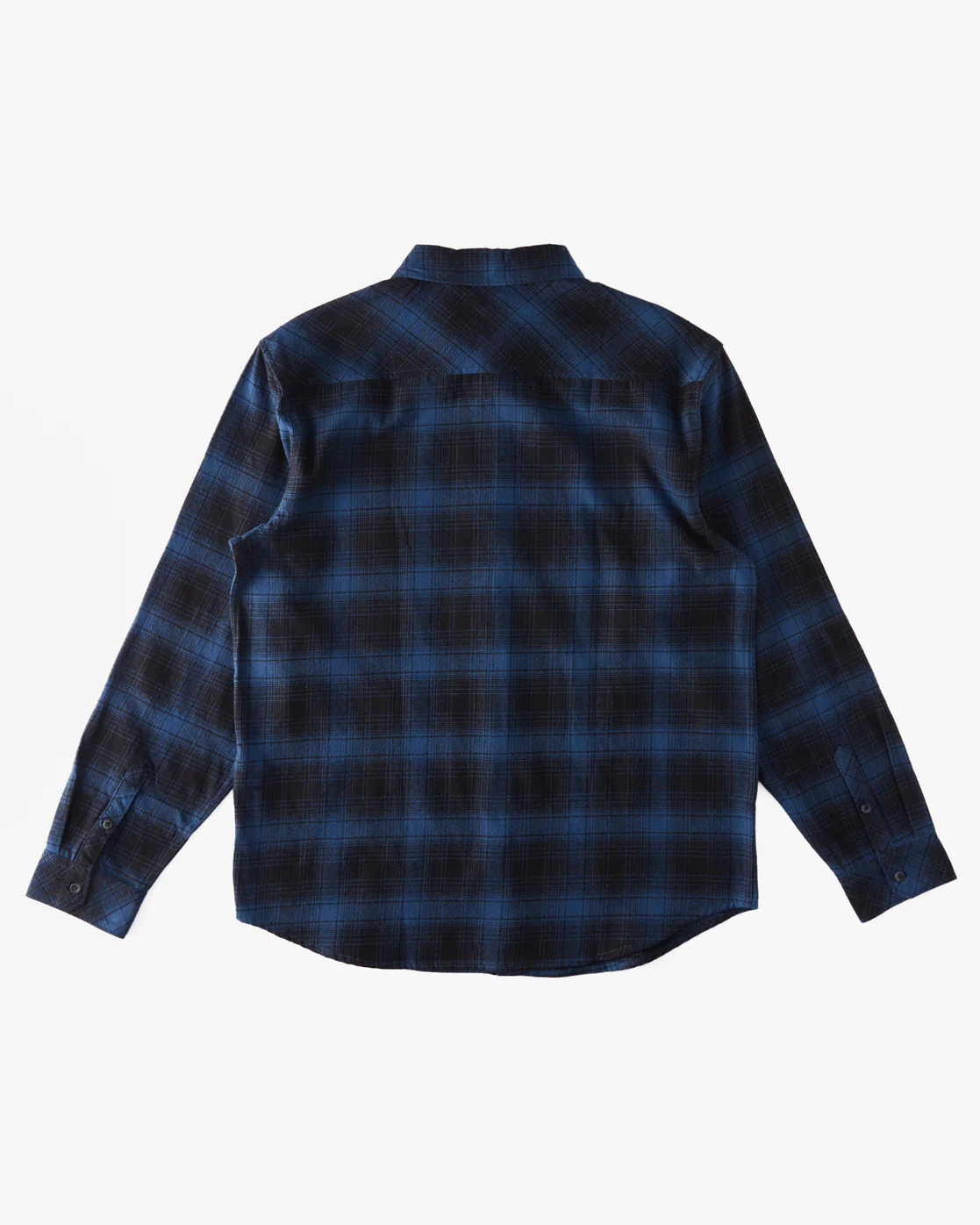 Billabong Coastline Flannel Long Sleeve Shirt - Blue -Biliabong Outlet