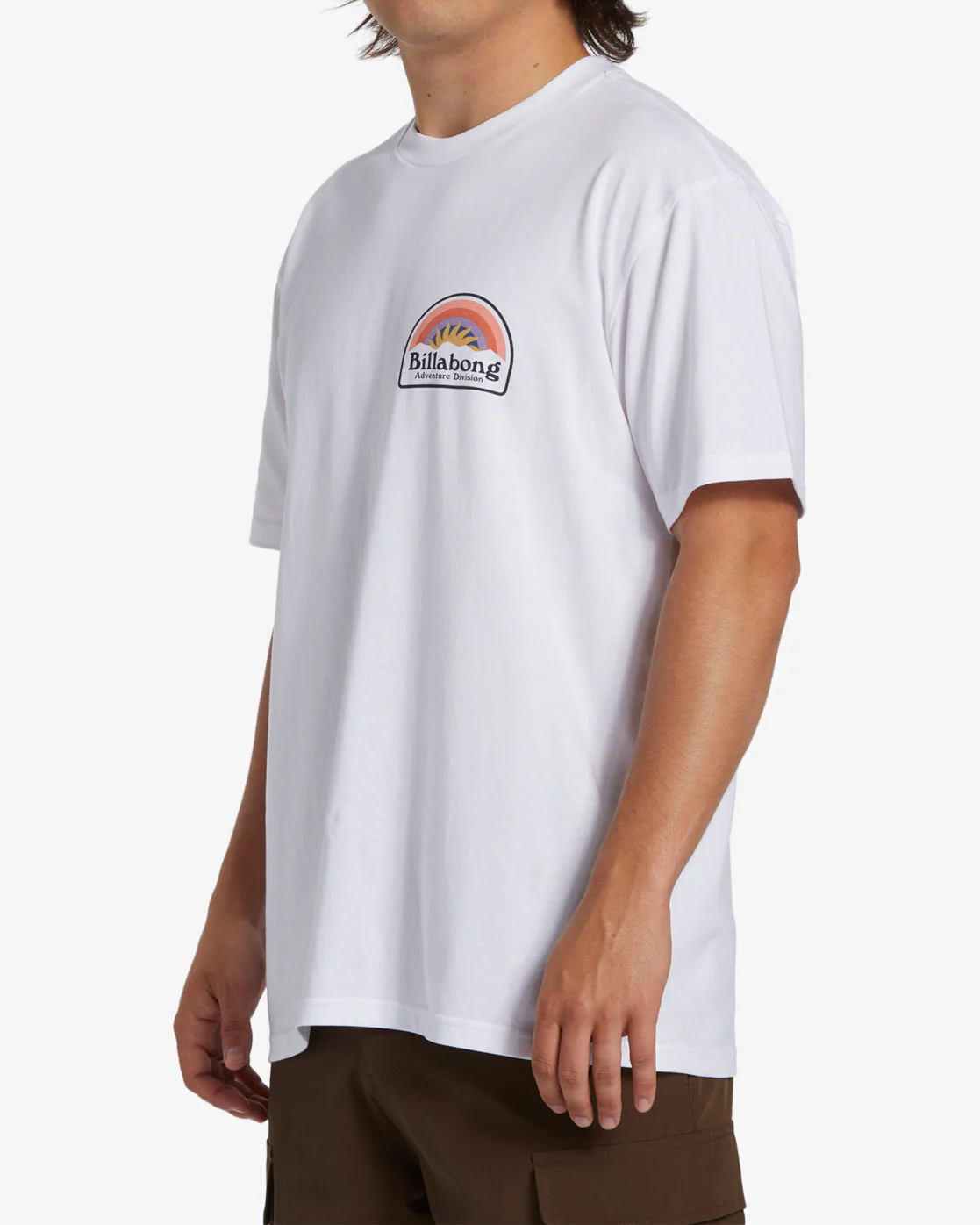 Billabong Sun Up Short Sleeve T-Shirt - White -Biliabong Outlet