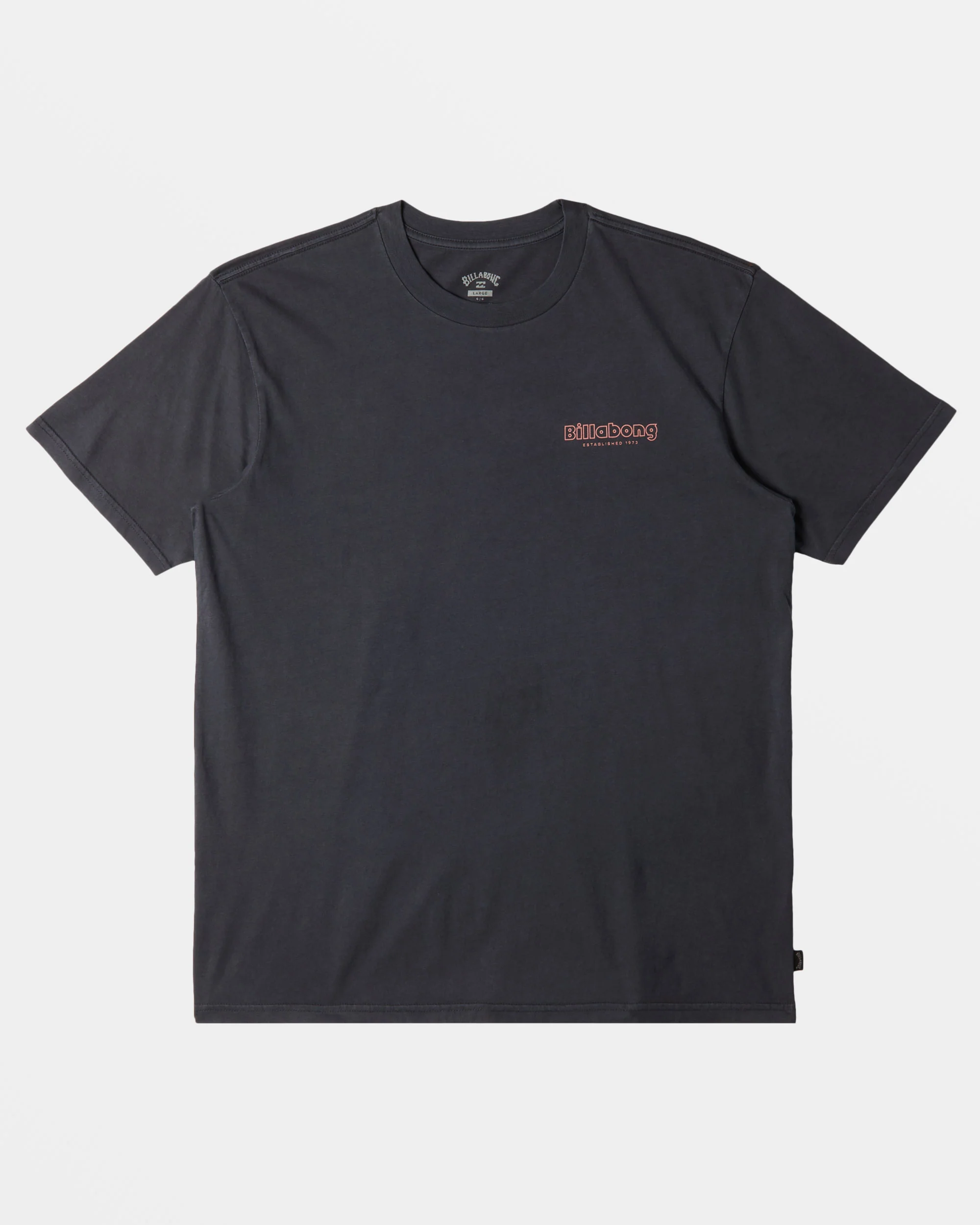 Billabong Layback T-Shirt - Washed Black -Biliabong Outlet