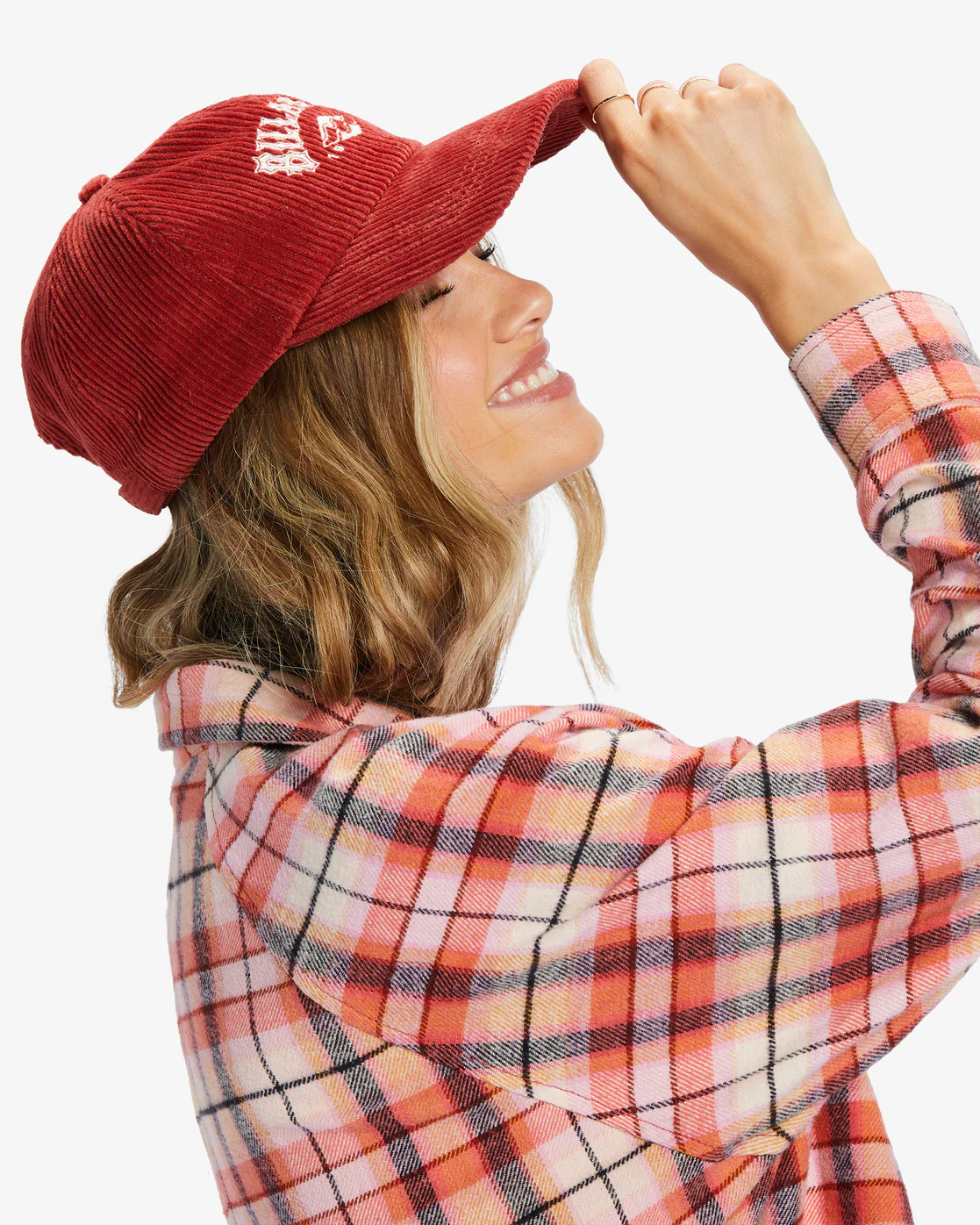 Billabong Dad Hat Strapback Hat - Red Rock -Biliabong Outlet