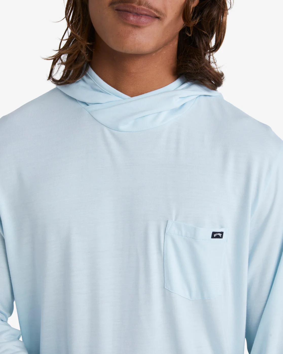 Billabong Eclipse Hooded Long Sleeve Surf T-Shirt - Coastal -Biliabong Outlet