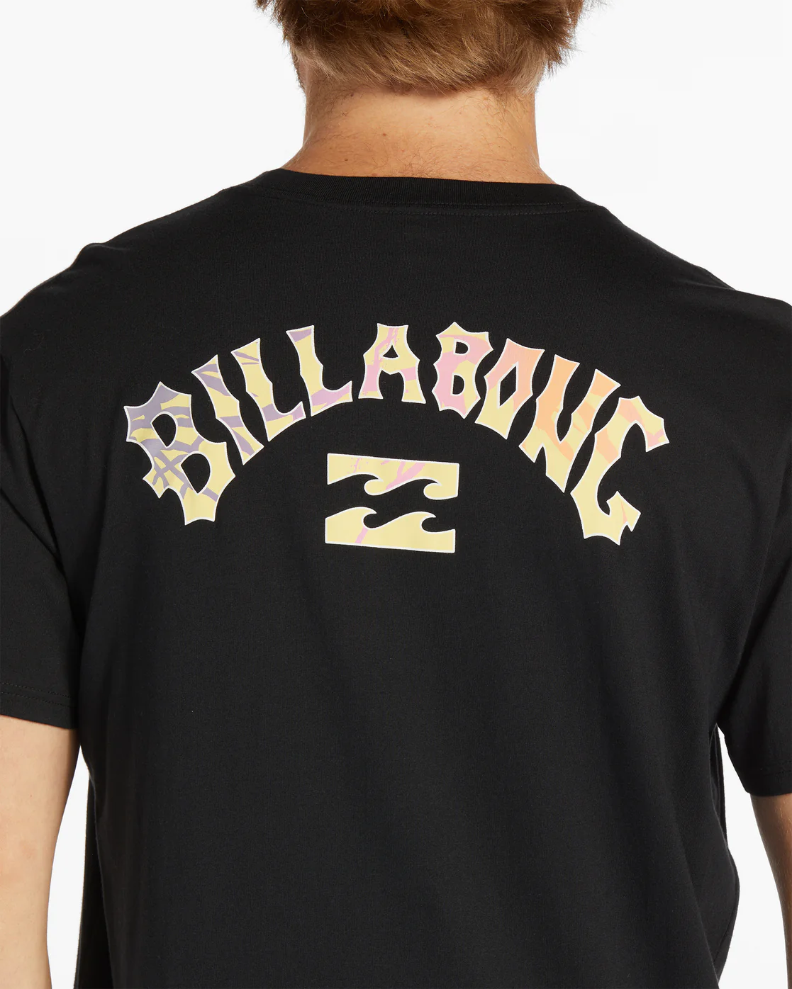 Billabong Arch Fill Short Sleeve T-Shirt - Black -Biliabong Outlet