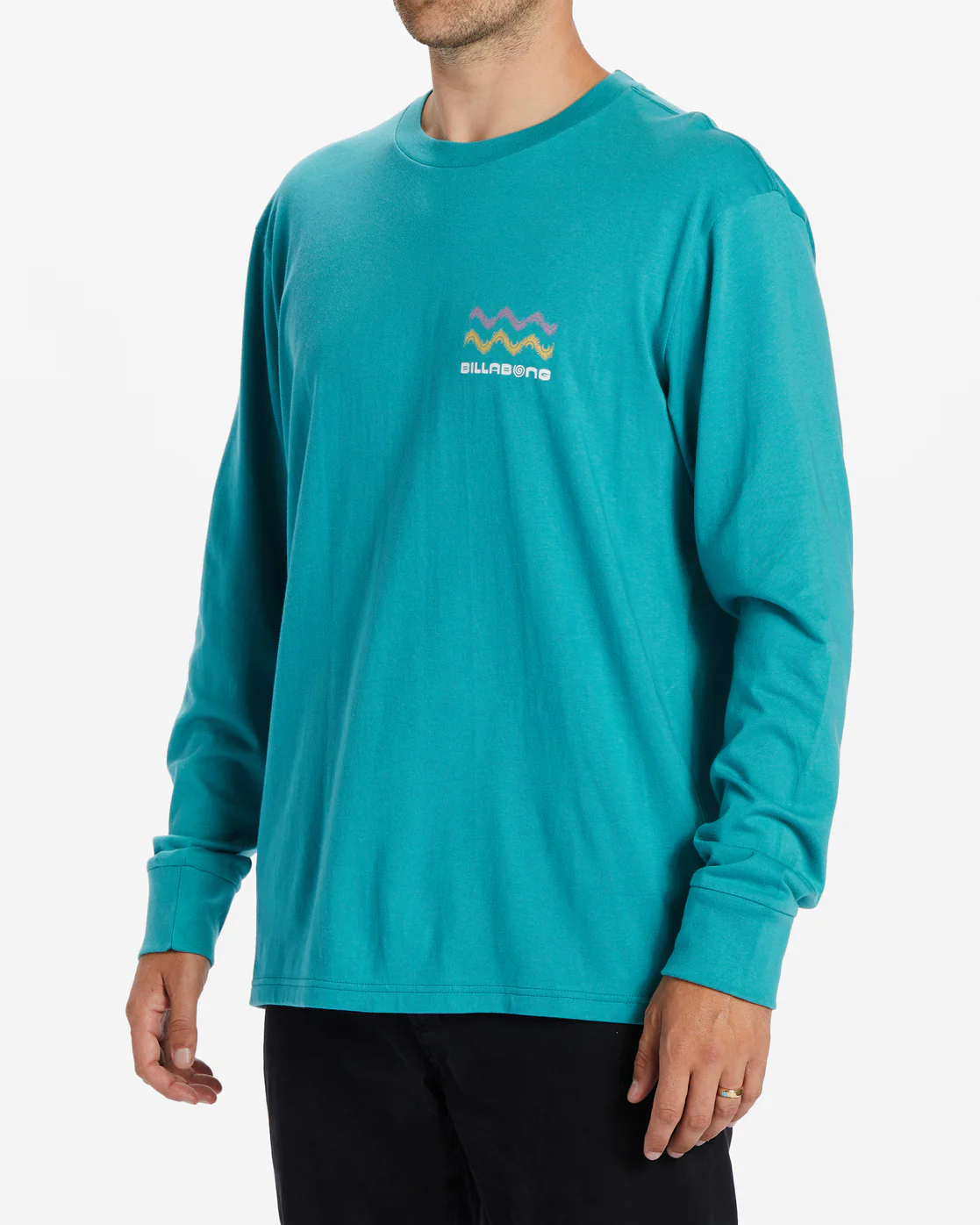 Billabong Fragment Long Sleeve T-Shirt - Seagreen -Biliabong Outlet