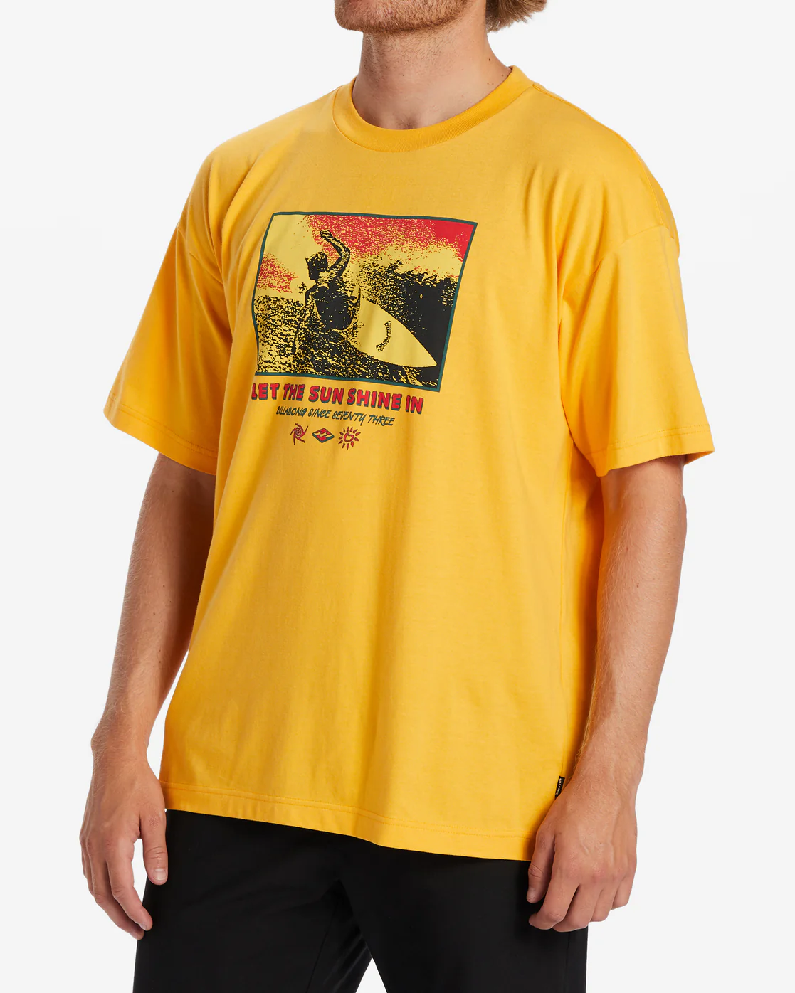 Billabong Slash T-Shirt - Mango -Biliabong Outlet