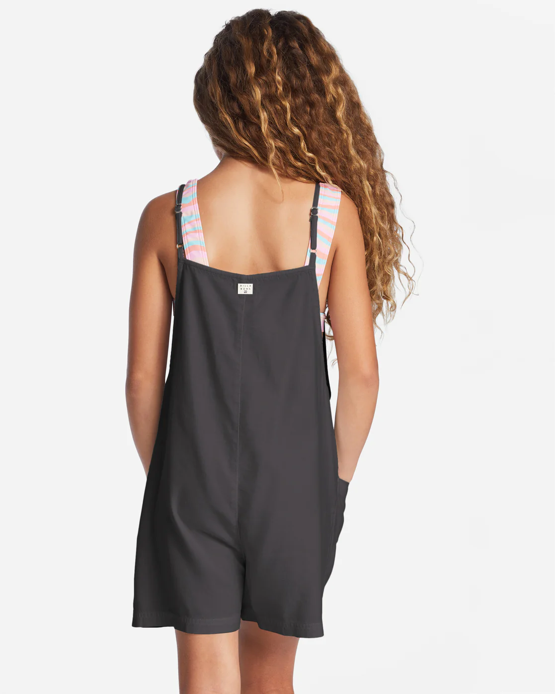 Billabong Girl's Wave Watch Romper - Off Black -Biliabong Outlet