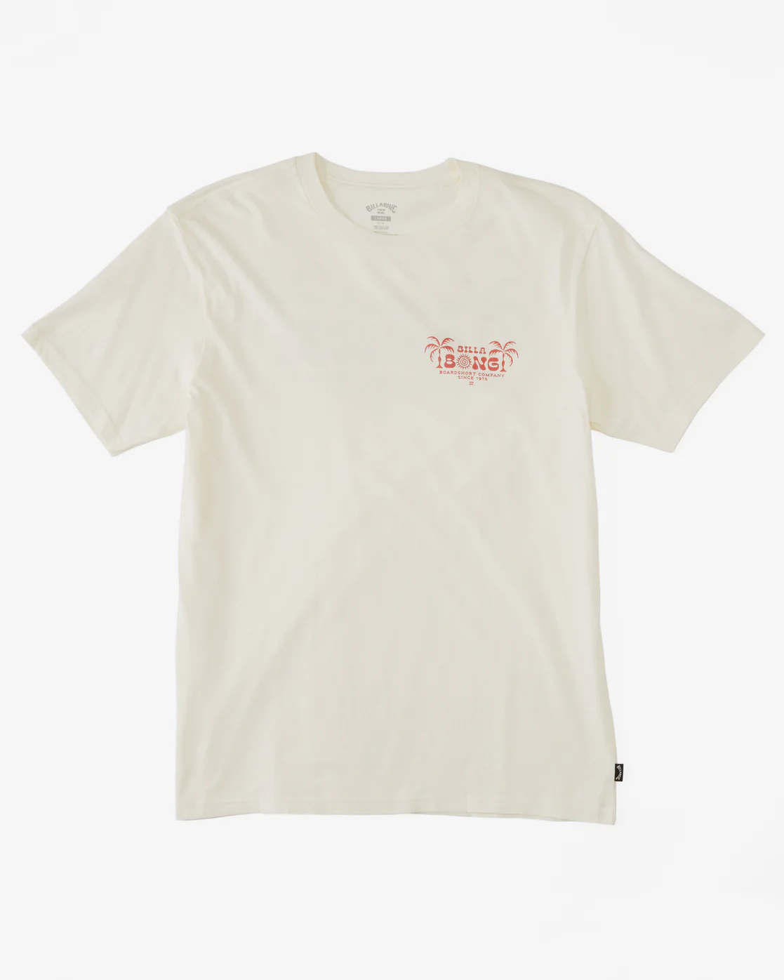 Billabong Lounge Short Sleeve T-Shirt - Off White -Biliabong Outlet