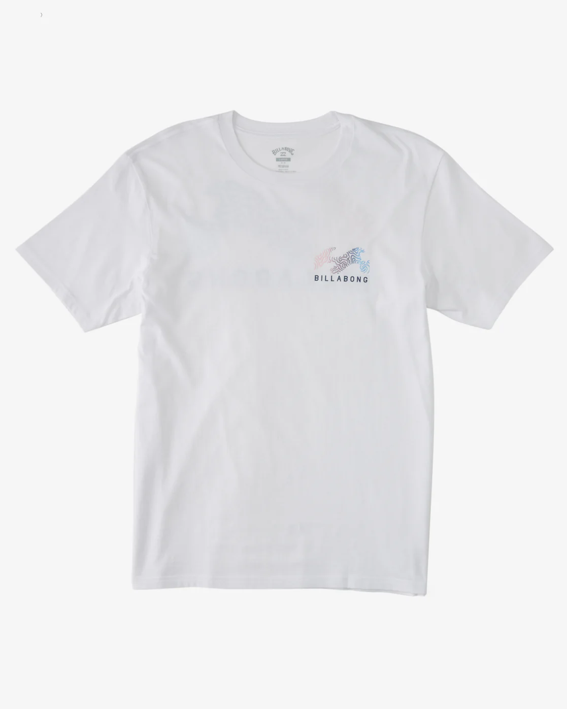 Billabong Segment Short Sleeve T-Shirt - White -Biliabong Outlet