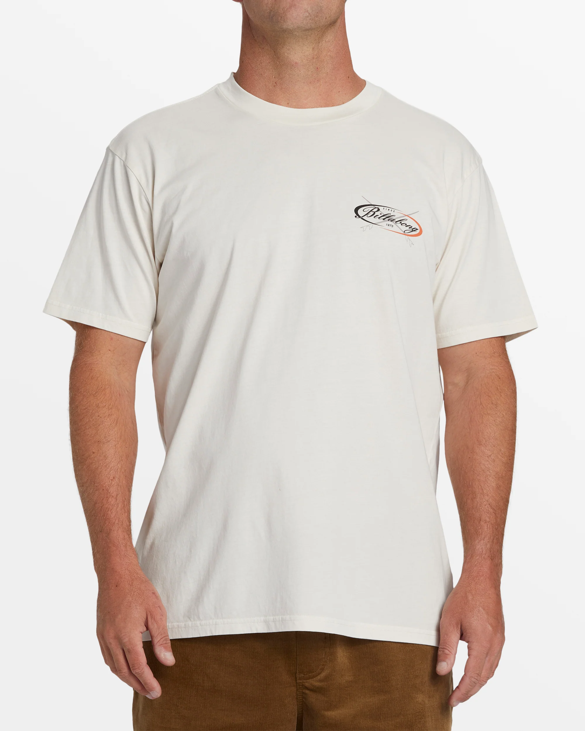 Billabong Crossboards T-Shirt - Off White -Biliabong Outlet