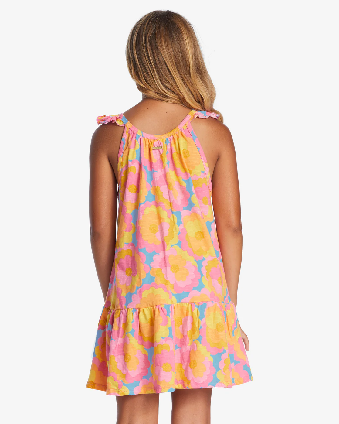 Billabong Girls Sand Castles Strappy Dress - Summer Sky -Biliabong Outlet