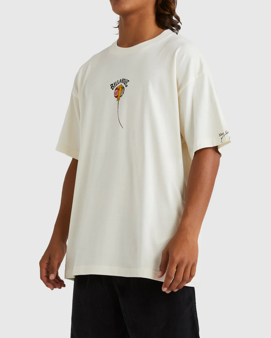 Billabong King Stringray Warrkarryun Short Sleeve T-Shirt - Off White -Biliabong Outlet