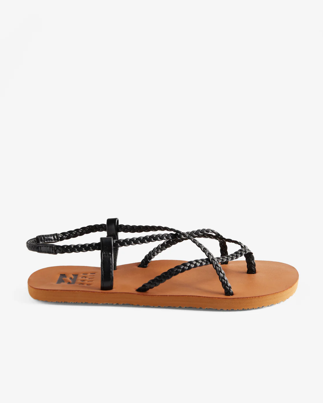 Billabong Crossing By Braided Sandals - Off Black -Biliabong Outlet
