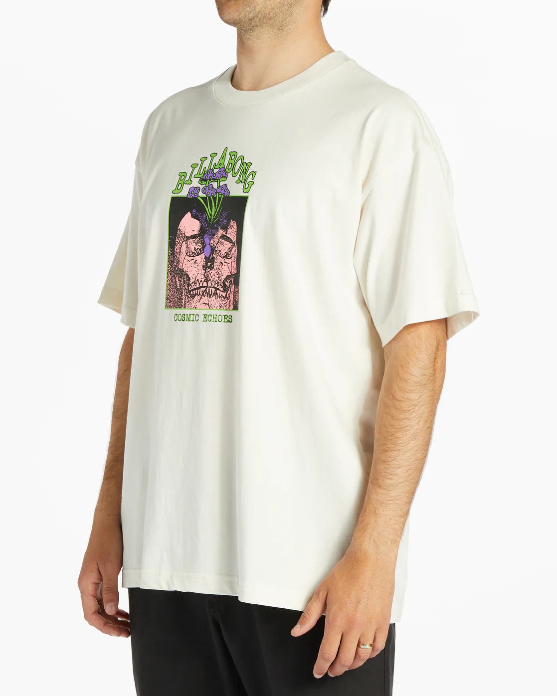 Billabong Growth OG Short Sleeve T-Shirt - Off White -Biliabong Outlet