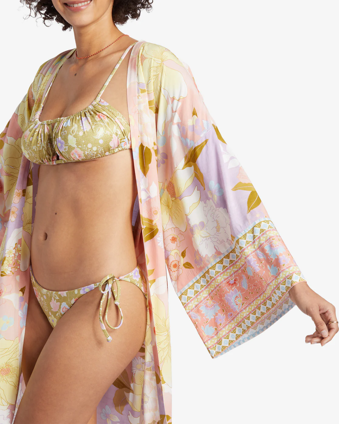 Billabong Head Over Heels 2 Cover Up - Sweet Peach -Biliabong Outlet