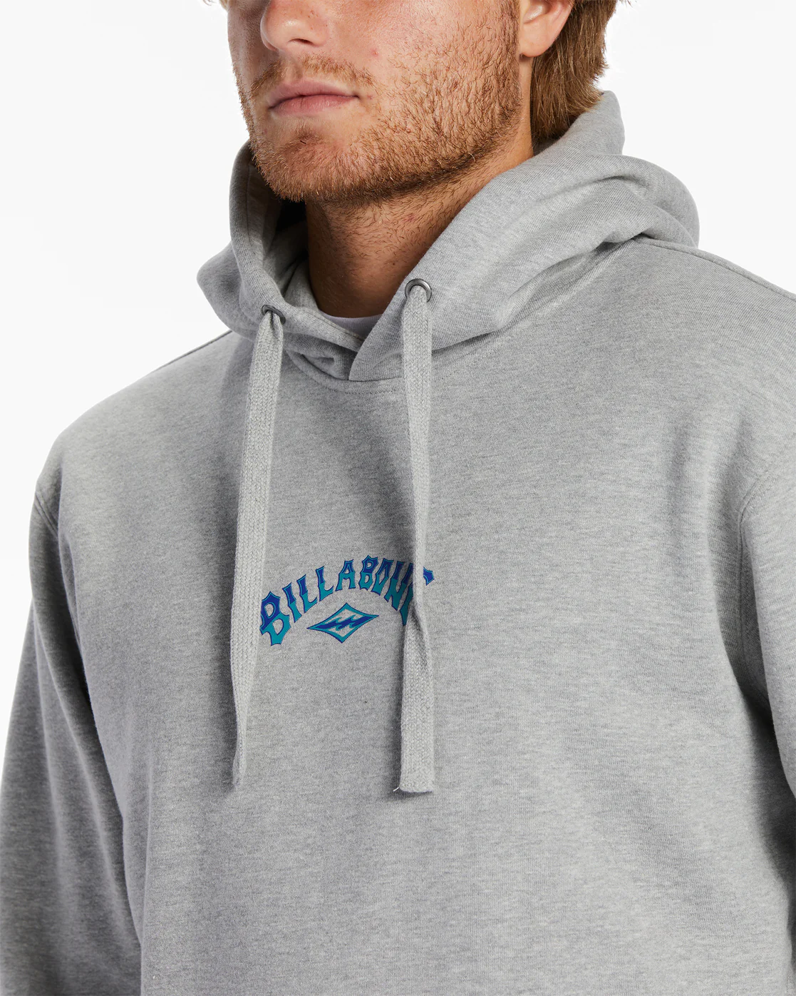 Billabong Core Arch Hoodie - Light Grey Heather -Biliabong Outlet