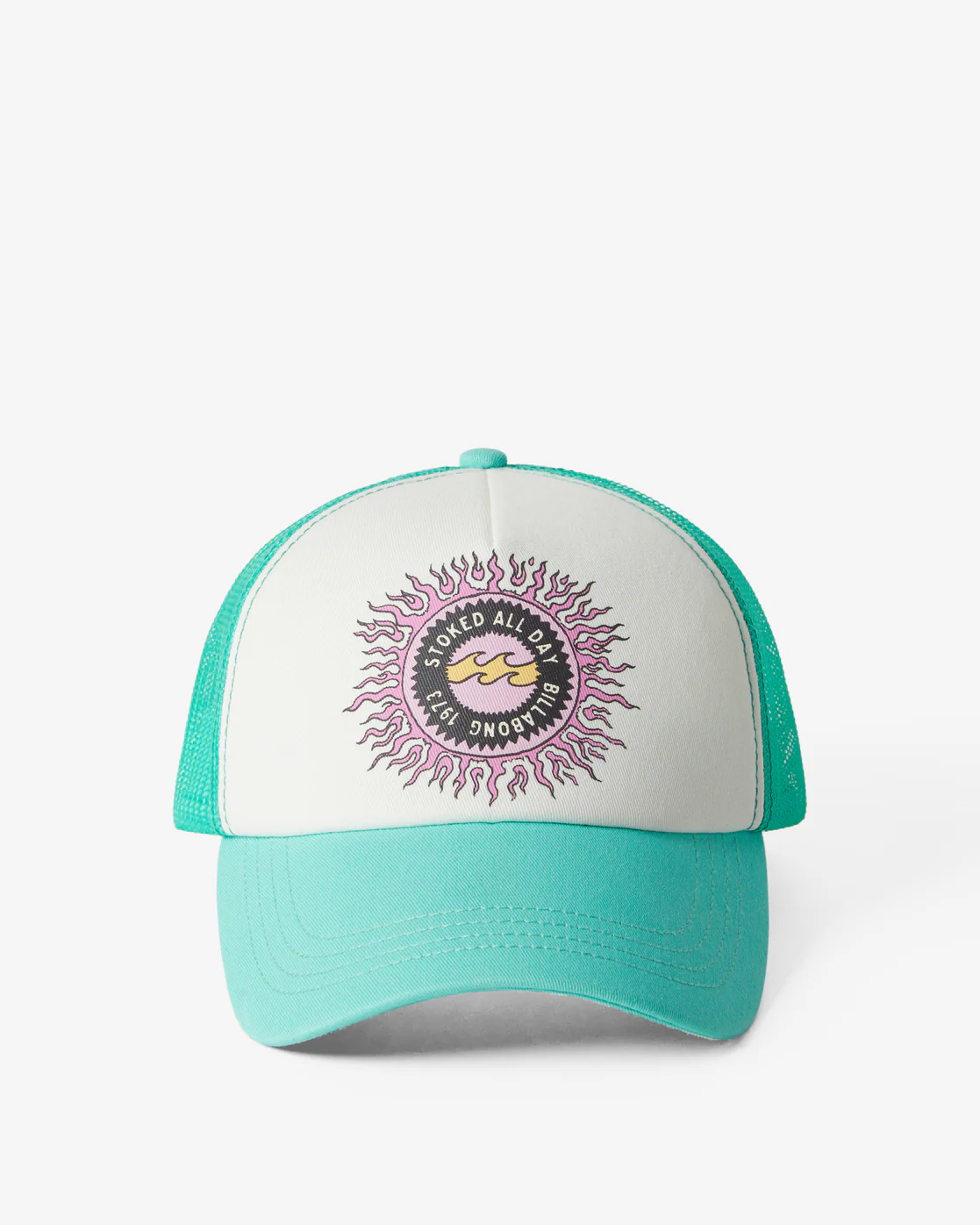 Billabong Aloha Forever Trucker Hat - Bright Lagoon -Biliabong Outlet