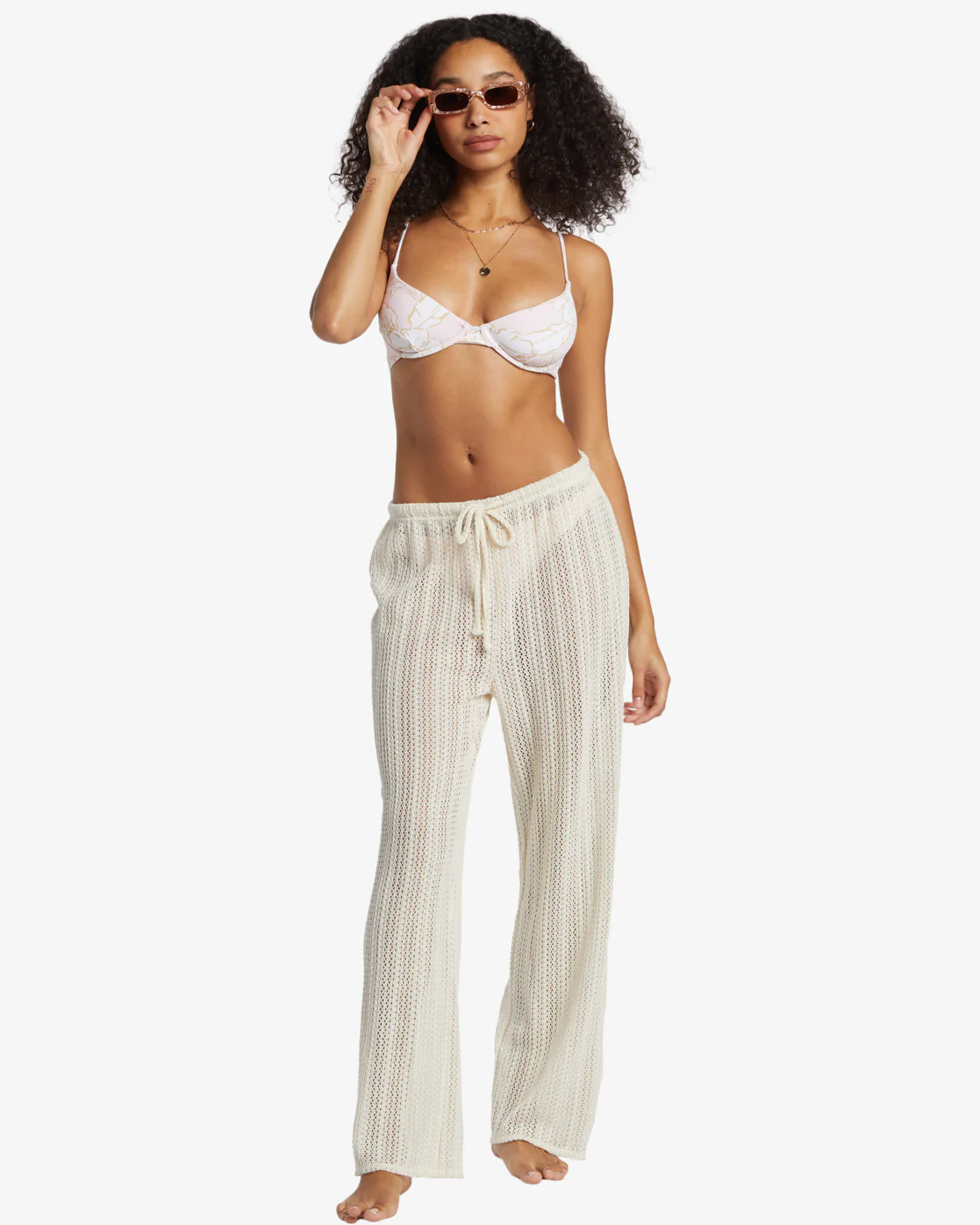 Billabong Largo Beach Pant Cover Up - Salt Crystal -Biliabong Outlet