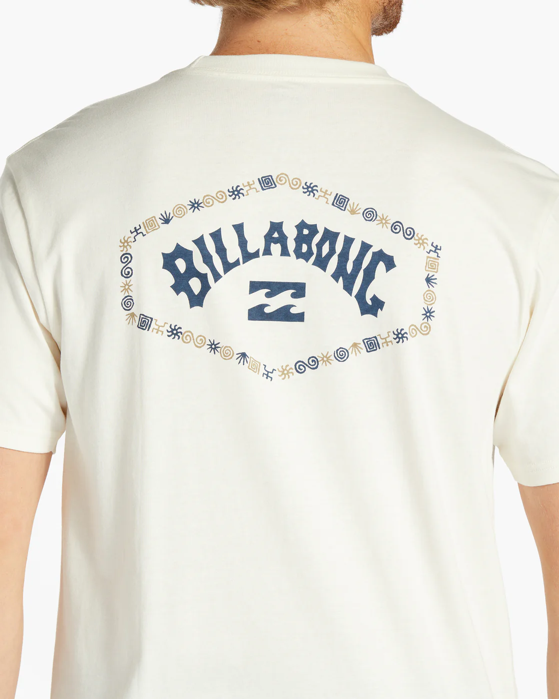 Billabong Exit Arch Short Sleeve T-Shirt - Off White -Biliabong Outlet