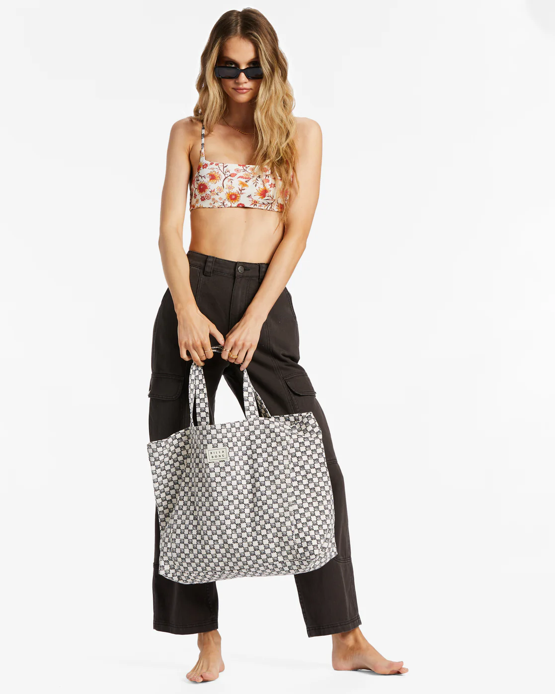 Billabong So Essential Tote Bag - Black Pebble -Biliabong Outlet