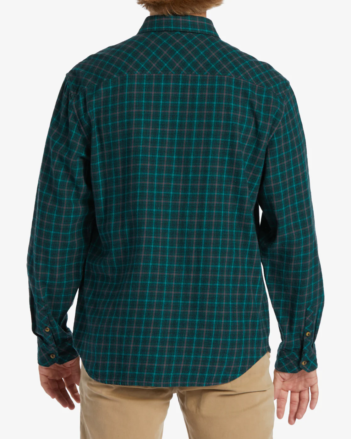 Billabong Coastline Flannel Long Sleeve Shirt - Pacific -Biliabong Outlet