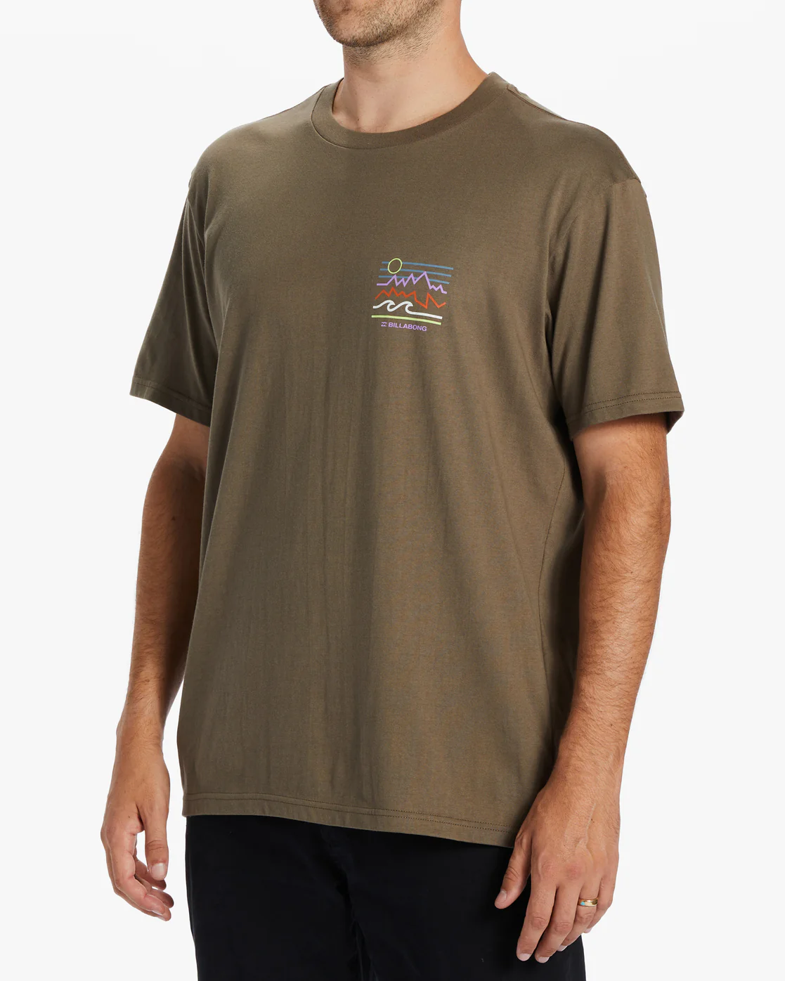 Billabong Peak T-Shirt - Bark -Biliabong Outlet