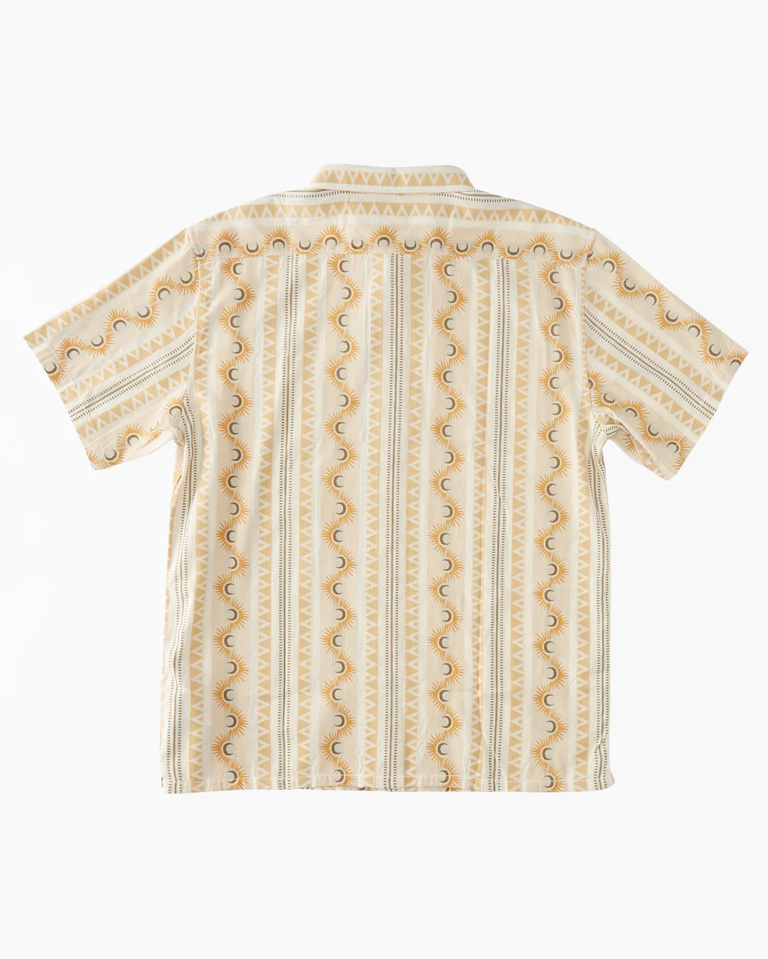 Billabong Sundays Jacquard Short Sleeve Shirt - Stone -Biliabong Outlet