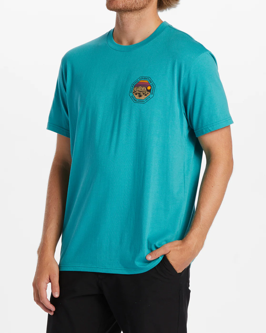 Billabong Rockies T-Shirt - Seagreen -Biliabong Outlet