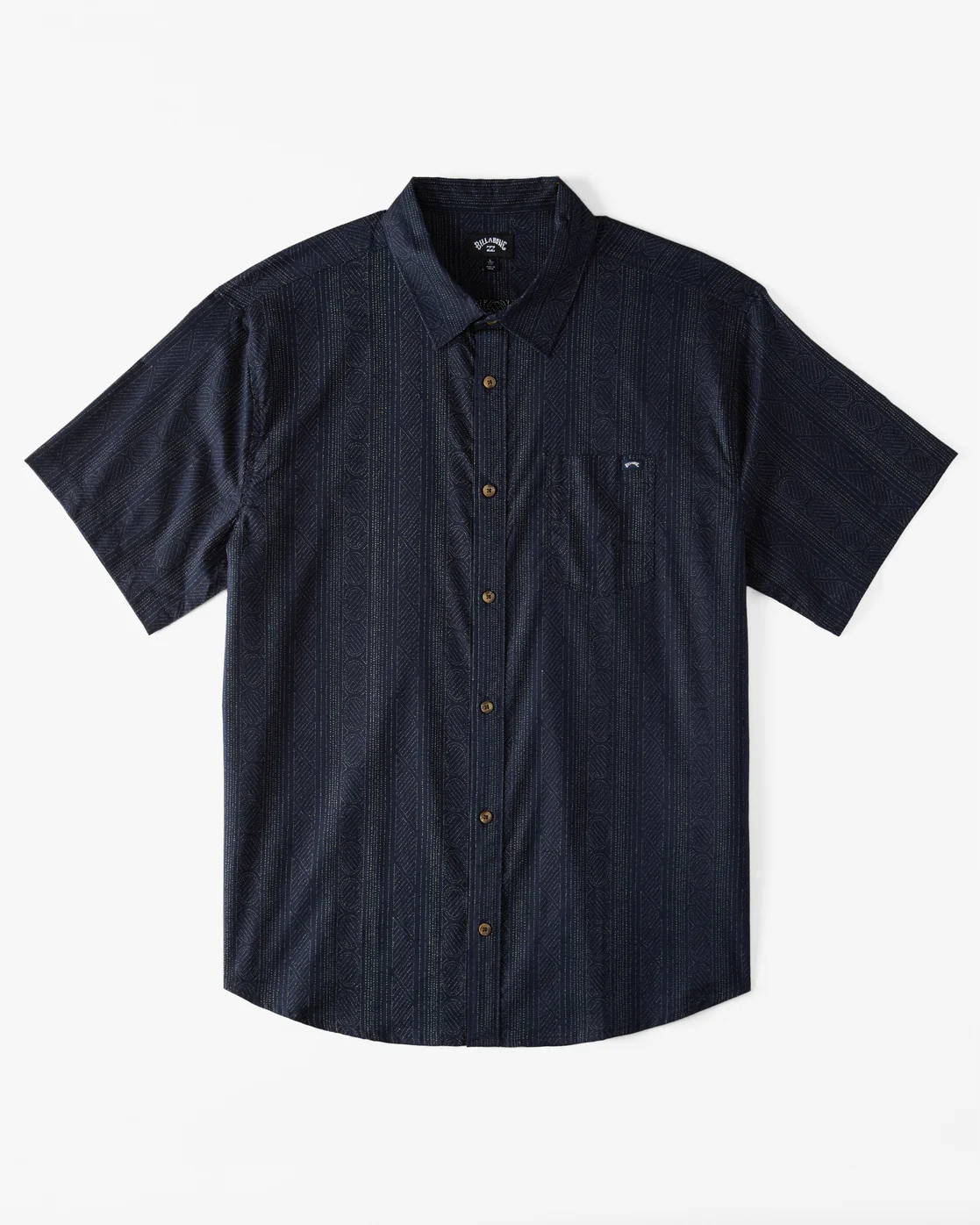 Billabong Sundays Mini Short Sleeve Shirt - Vintage Indigo -Biliabong Outlet
