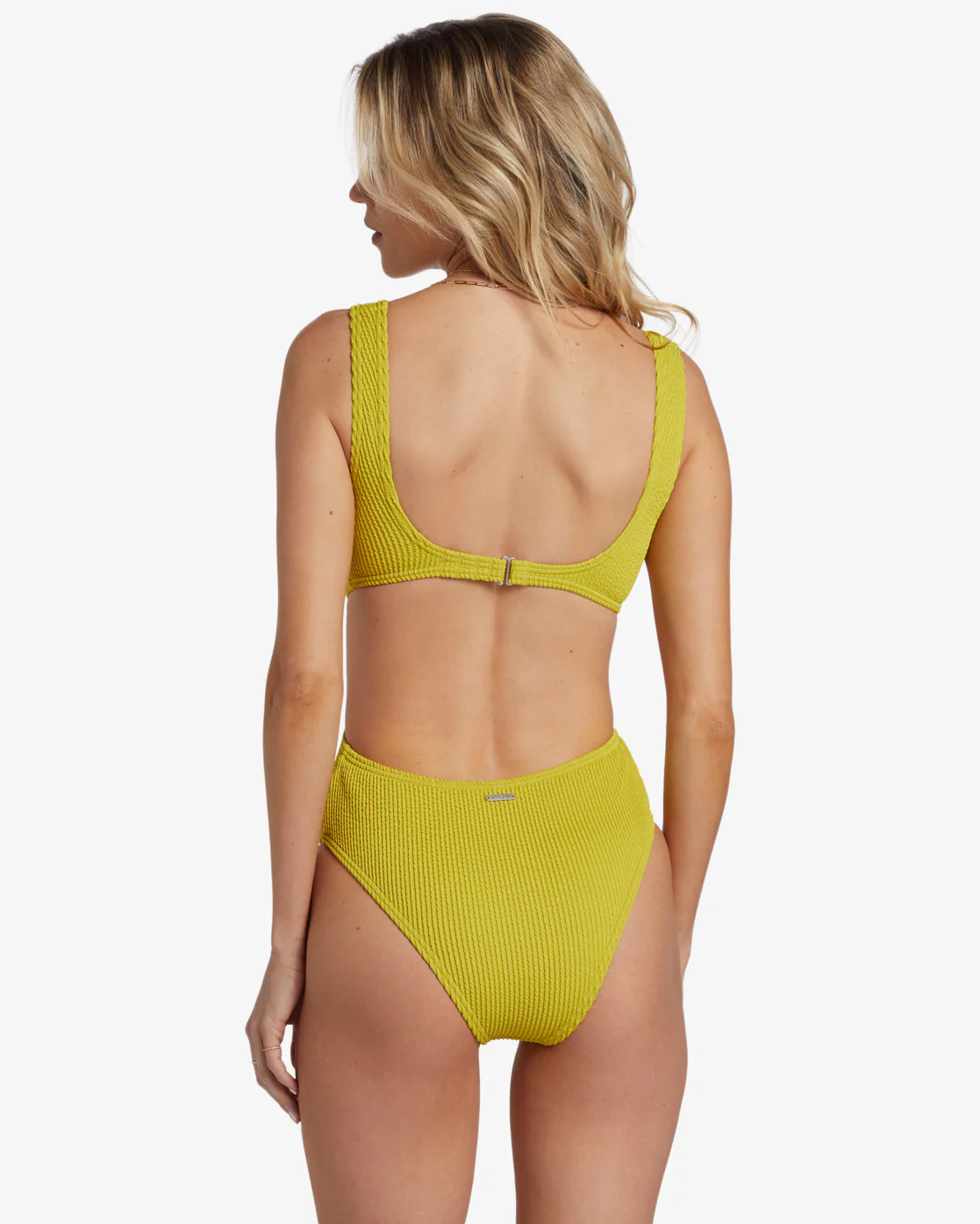 Billabong Summer High One-Piece Swimsuit - Tart Lime -Biliabong Outlet