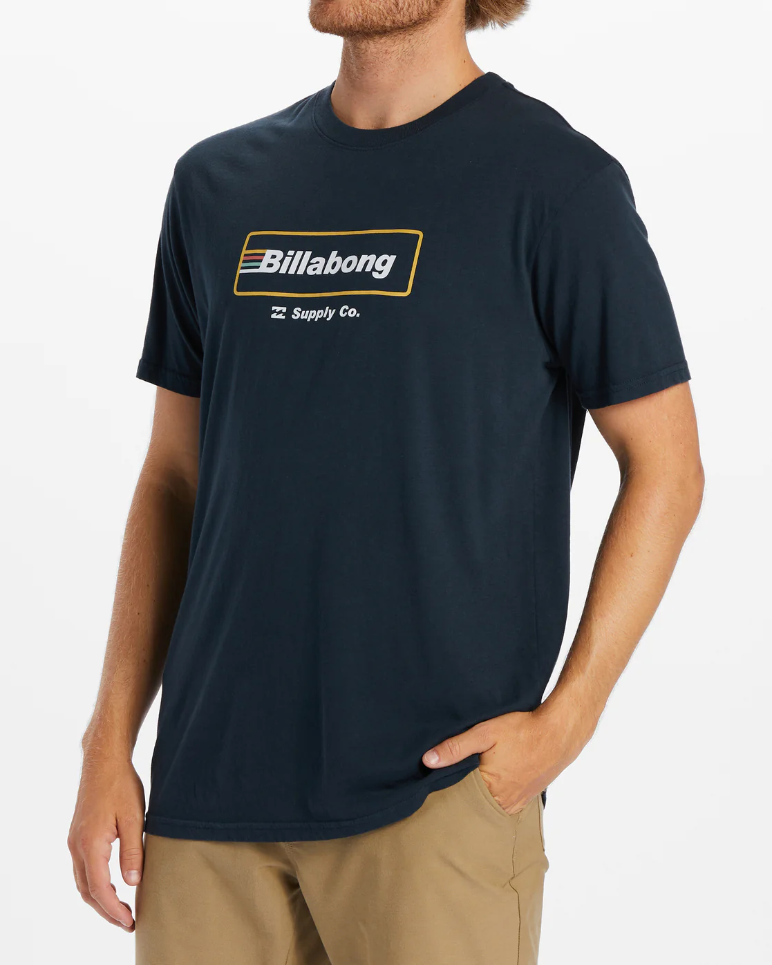 Billabong Walled Ii Short Sleeve T-Shirt - Navy -Biliabong Outlet