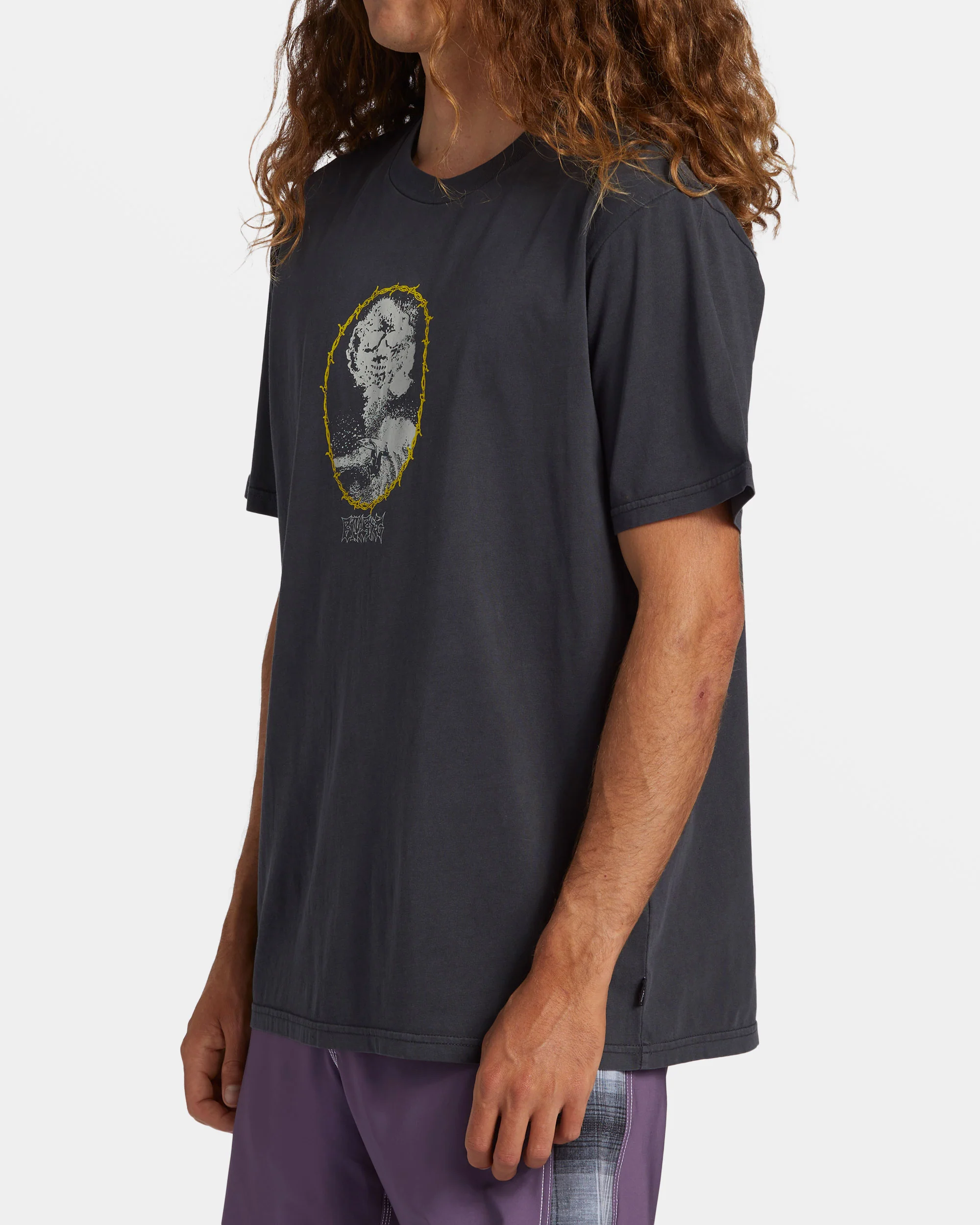 Billabong Slasher OG T-Shirt - Washed Black -Biliabong Outlet