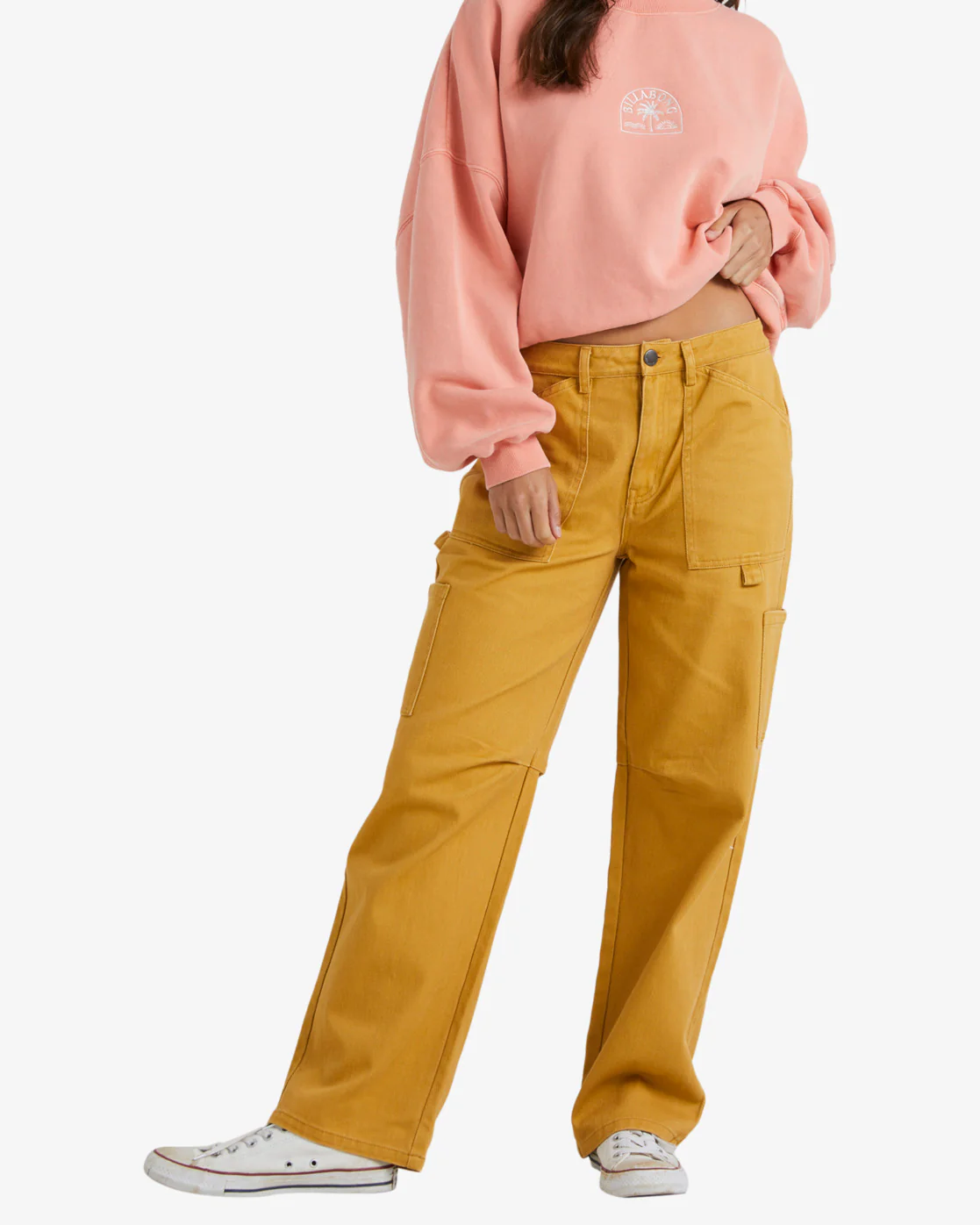 Billabong Leia Cargo Pants - Wild Honey -Biliabong Outlet