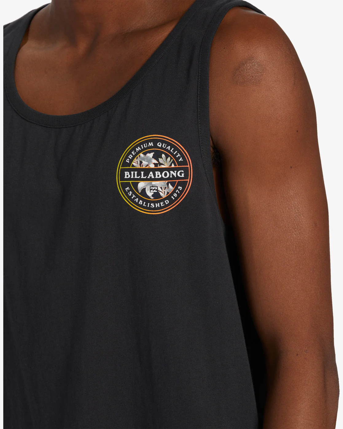 Billabong Rotor Tank - Washed Black -Biliabong Outlet