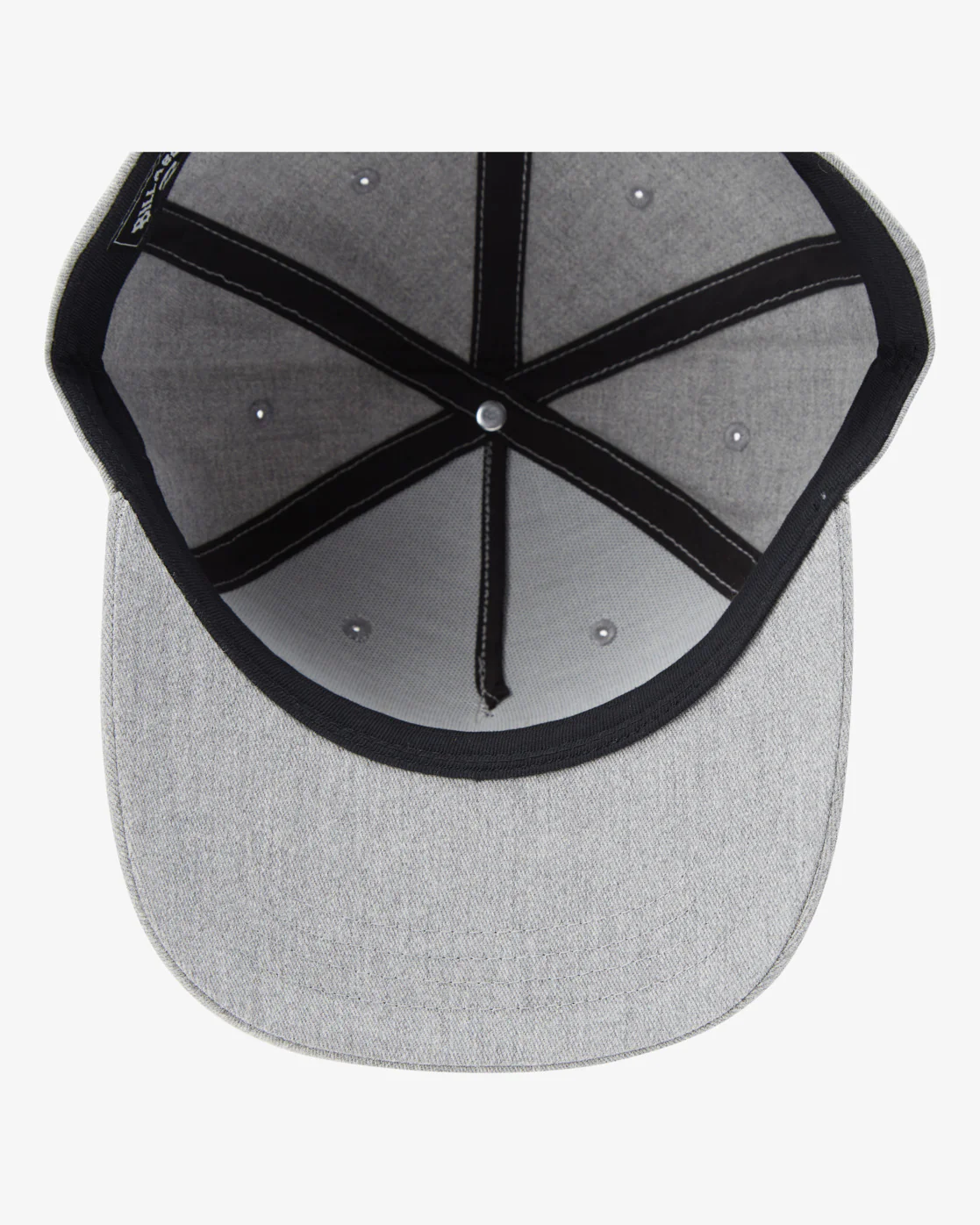 Billabong Stacked Snapback Hat - Grey Heather -Biliabong Outlet