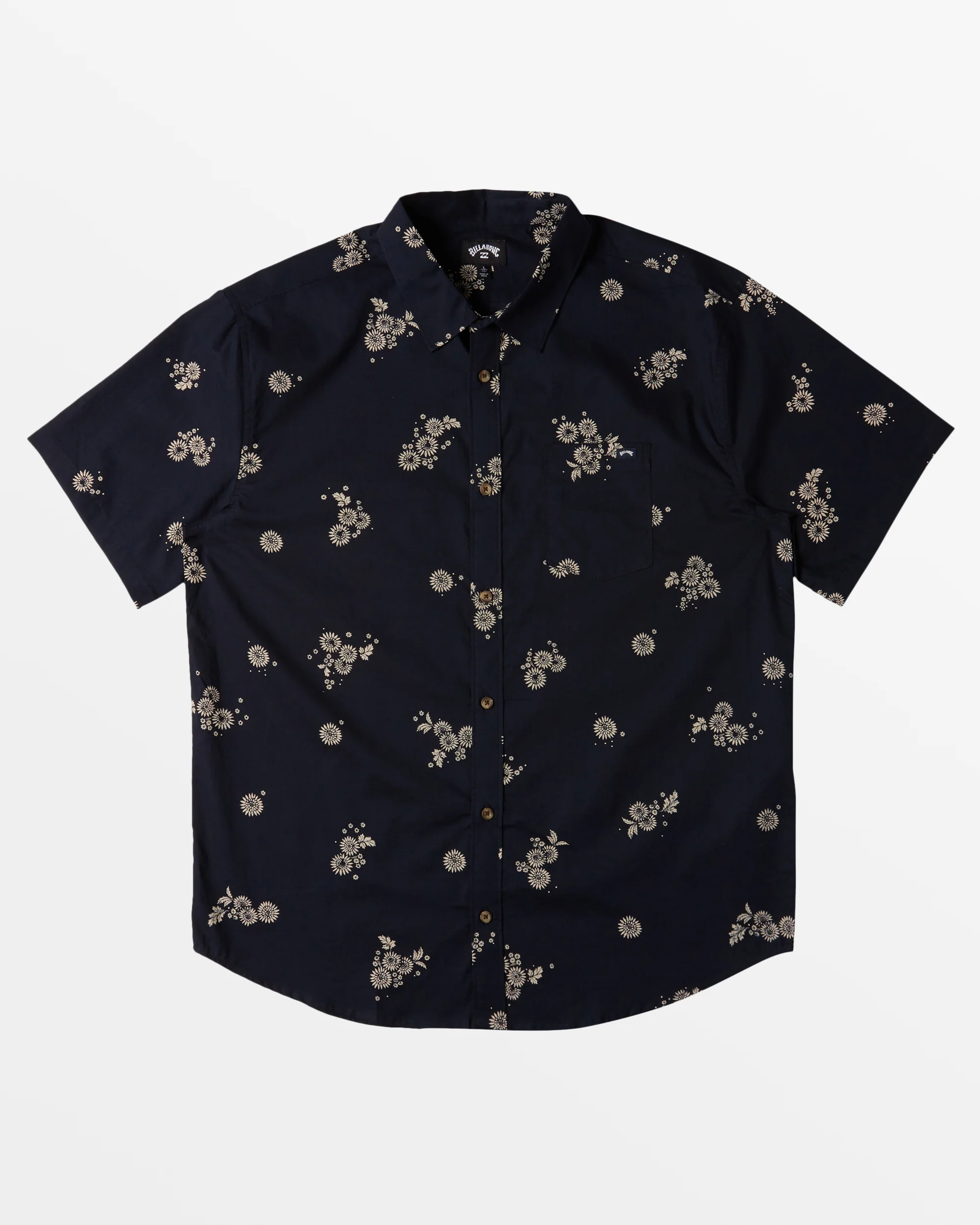 Billabong Sundays Mini Short Sleeve Shirt - Midnight -Biliabong Outlet
