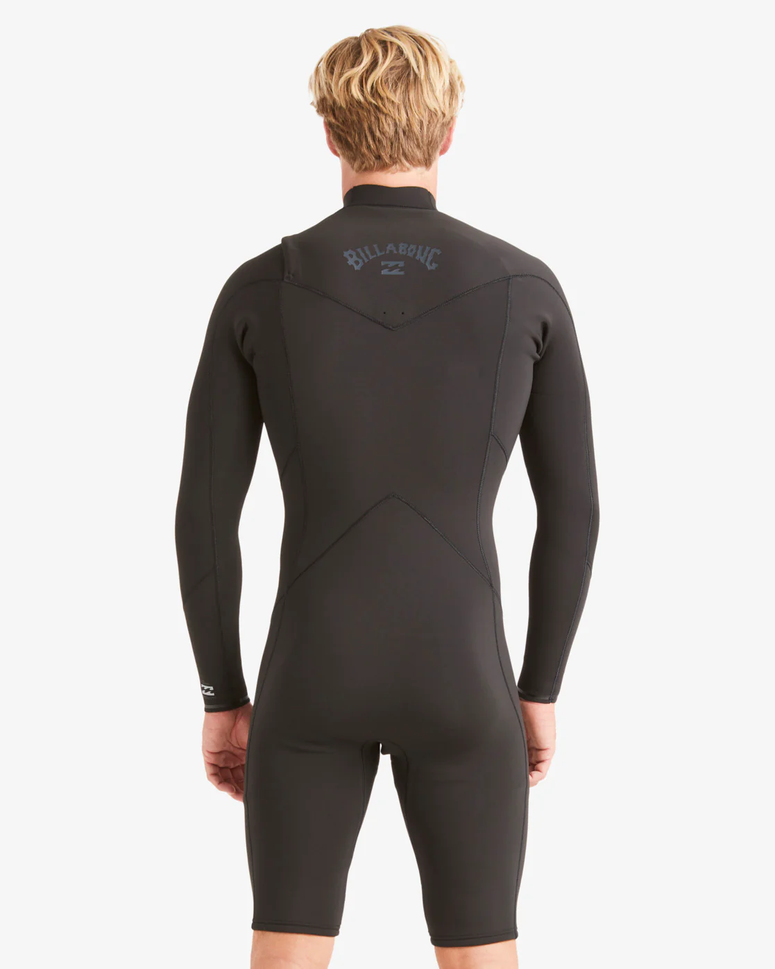 Billabong 2/2mm Absolute Long Sleeve Chest Zip Springsuit - Black -Biliabong Outlet