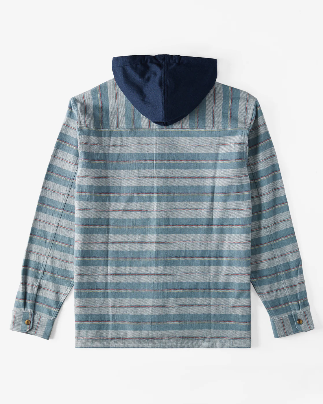 Billabong Baja Hooded Flannel Shirt - Cement -Biliabong Outlet