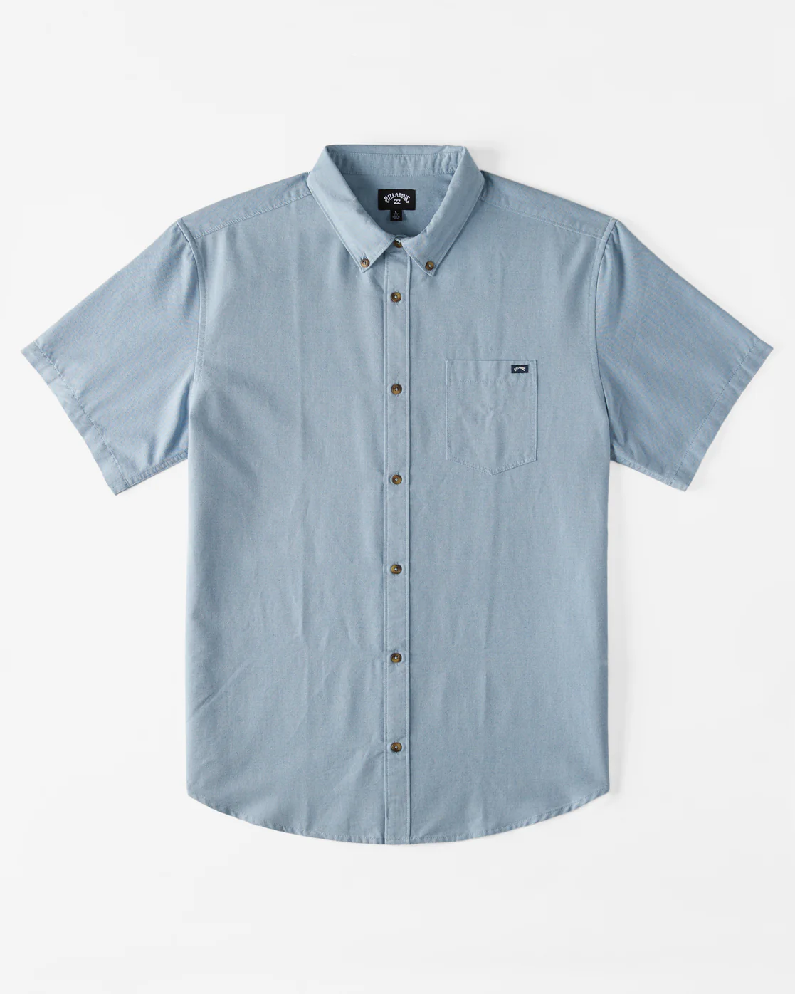 Billabong All Day Short Sleeve Shirt - Powder Blue -Biliabong Outlet