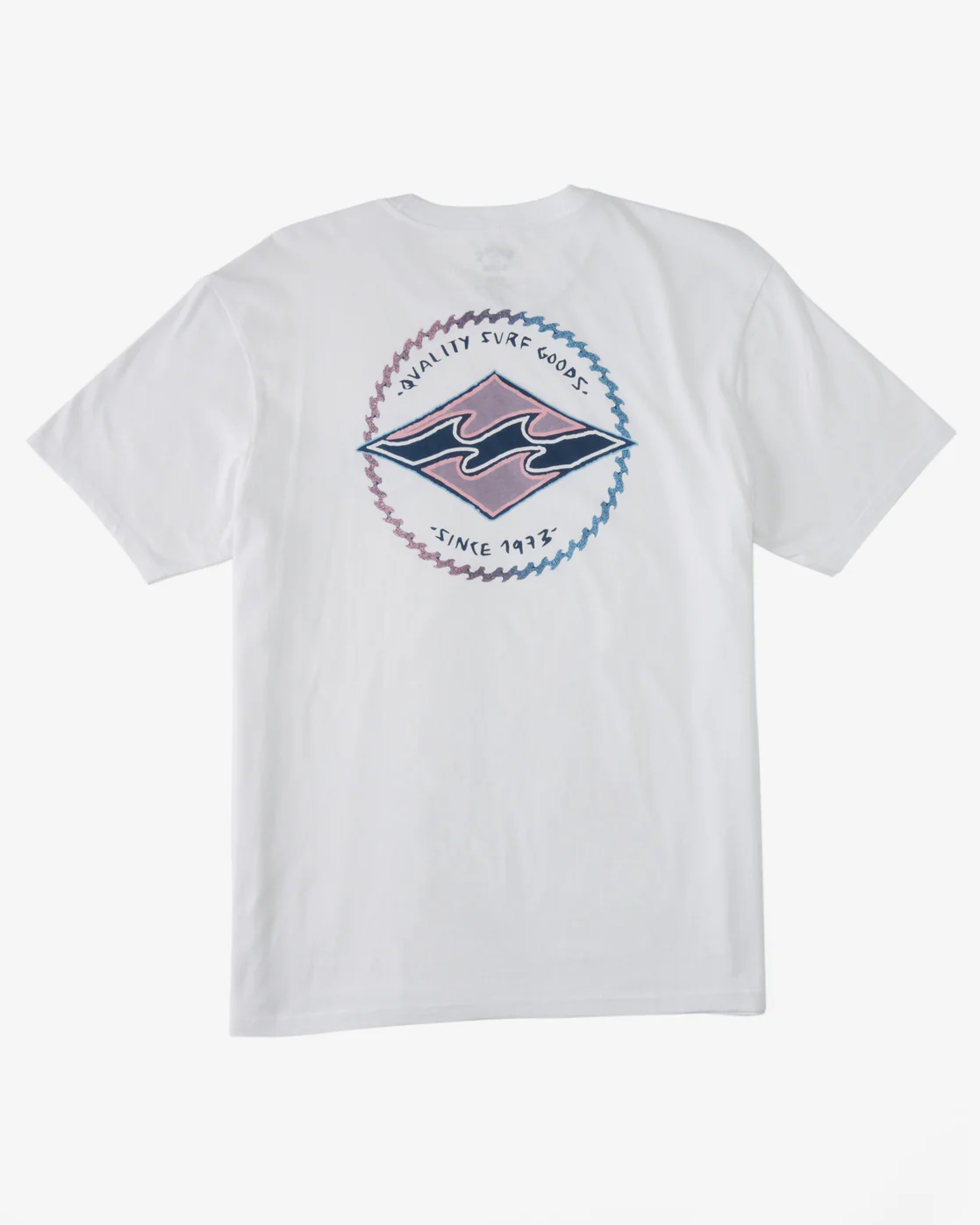 Billabong Rotor Diamond Short Sleeve T-Shirt - White -Biliabong Outlet