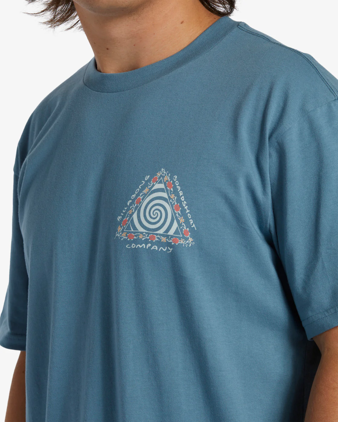 Billabong Tall Tale Short Sleeve T-Shirt - Vintage Indigo -Biliabong Outlet