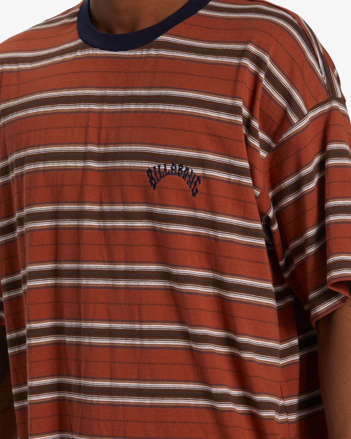 Billabong Baxter Crew Knit - Rust -Biliabong Outlet