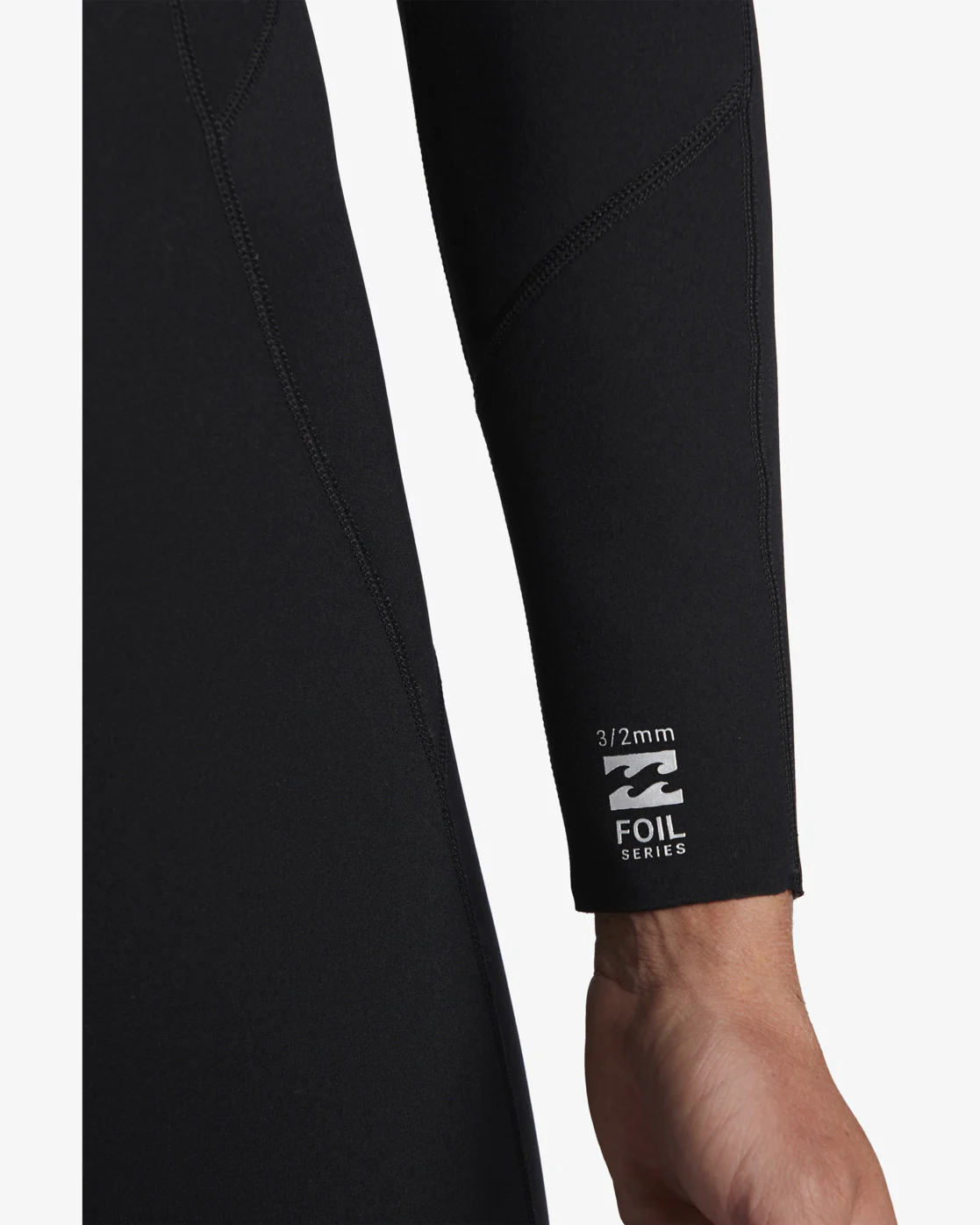 Billabong 3/2mm Foil Back Zip Fl Wetsuit - Black -Biliabong Outlet