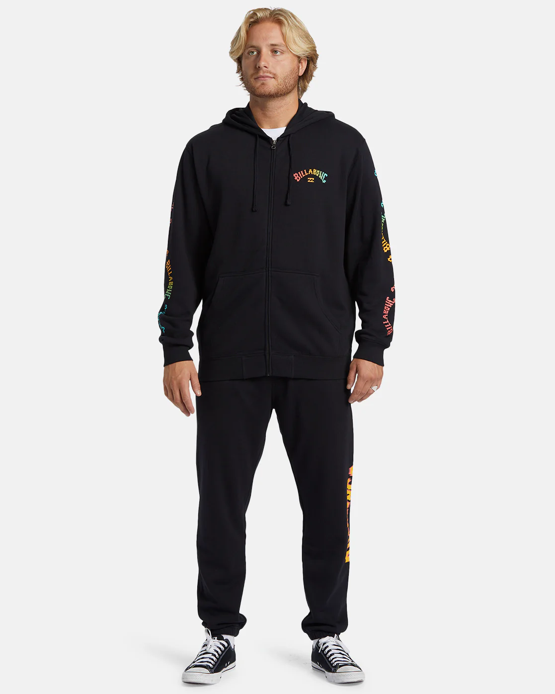Billabong Shorebird Zip Sweatshirt - Black -Biliabong Outlet