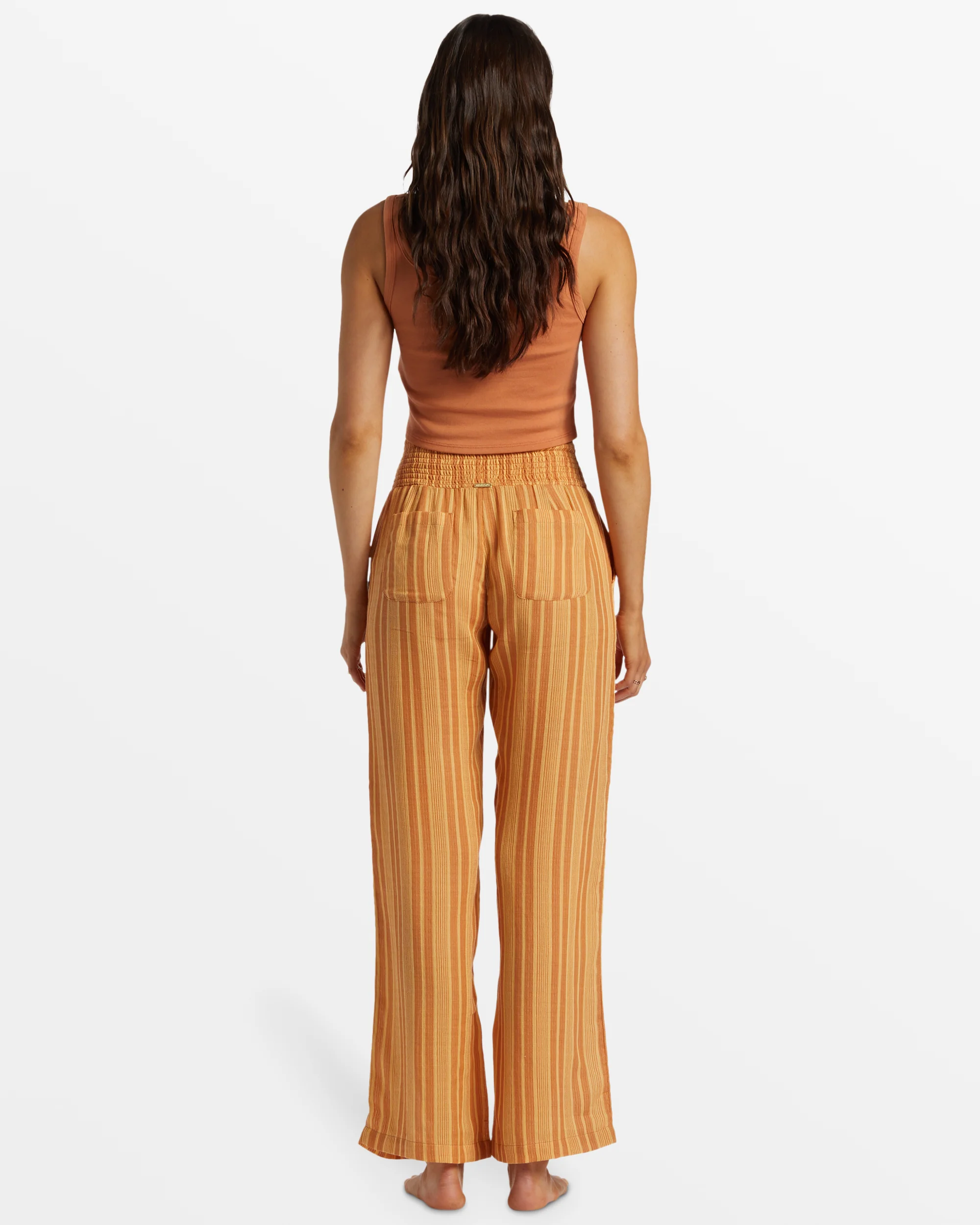 Billabong New Waves 2 Elastic Waist Pants - Peach Punch -Biliabong Outlet