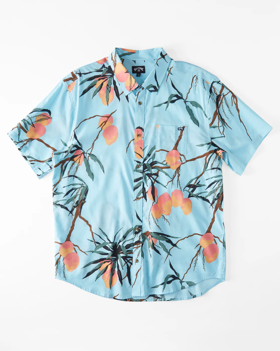 Billabong Sundays Short Sleeve Shirt - Tide Pool -Biliabong Outlet