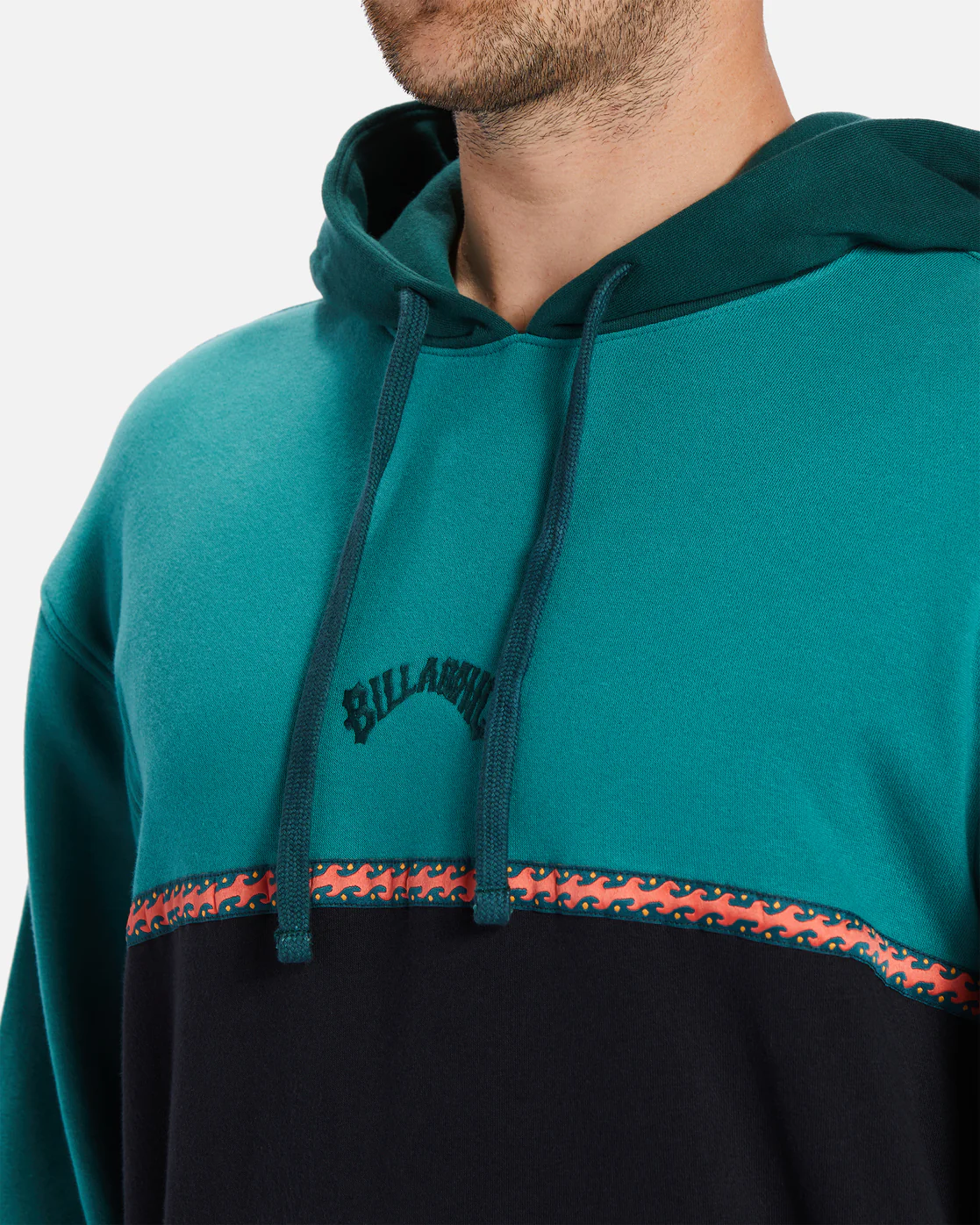 Billabong Wave Washed Blocked Pullover - Pacific -Biliabong Outlet